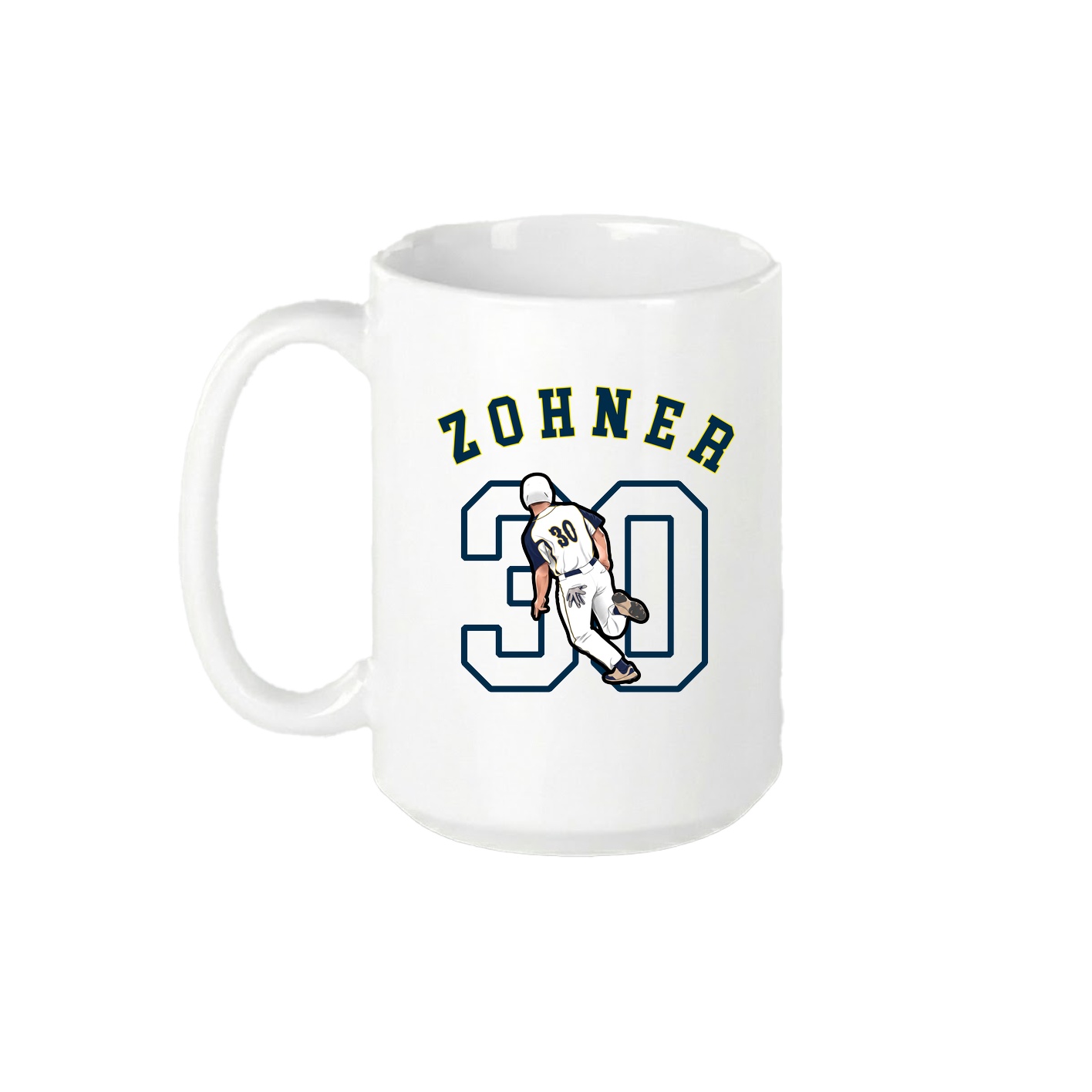 15oz Coffee Mug — Shirsey Arch in White