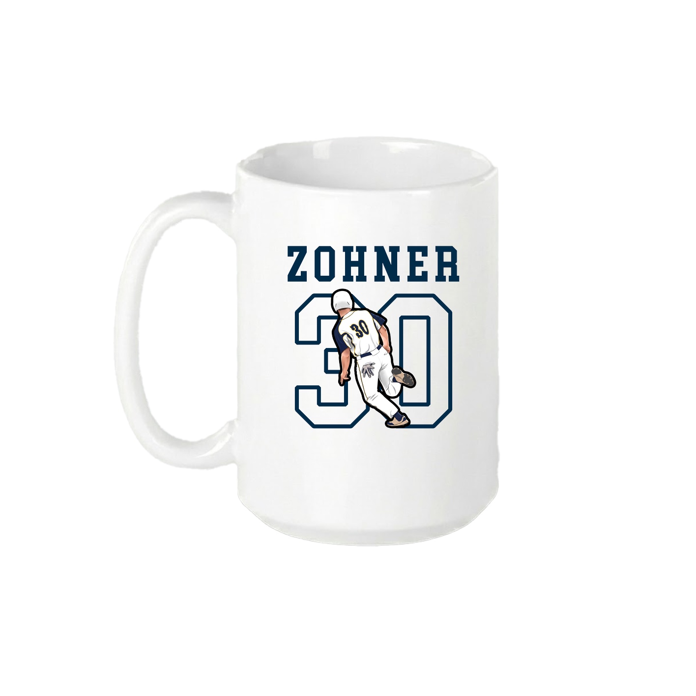 15oz Coffee Mug — Shirsey in White