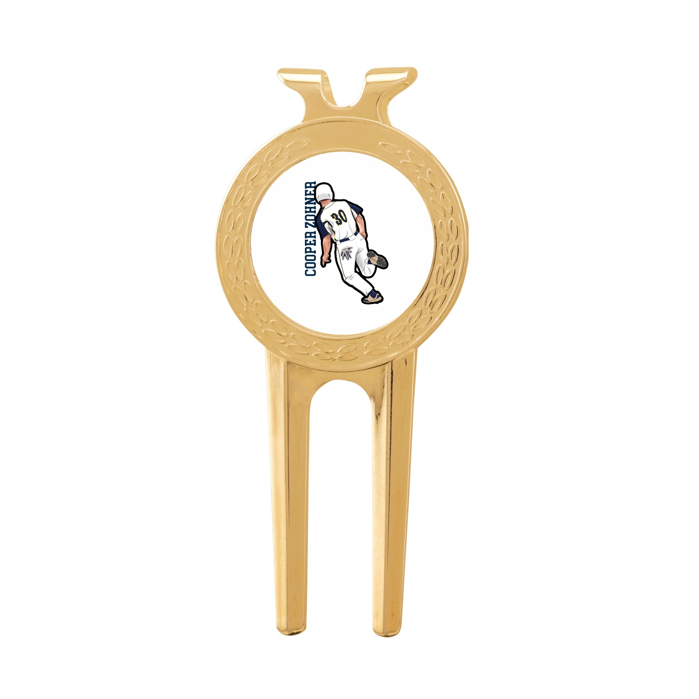 Divot Tool with Ball Marker — Name Vertical in Classic