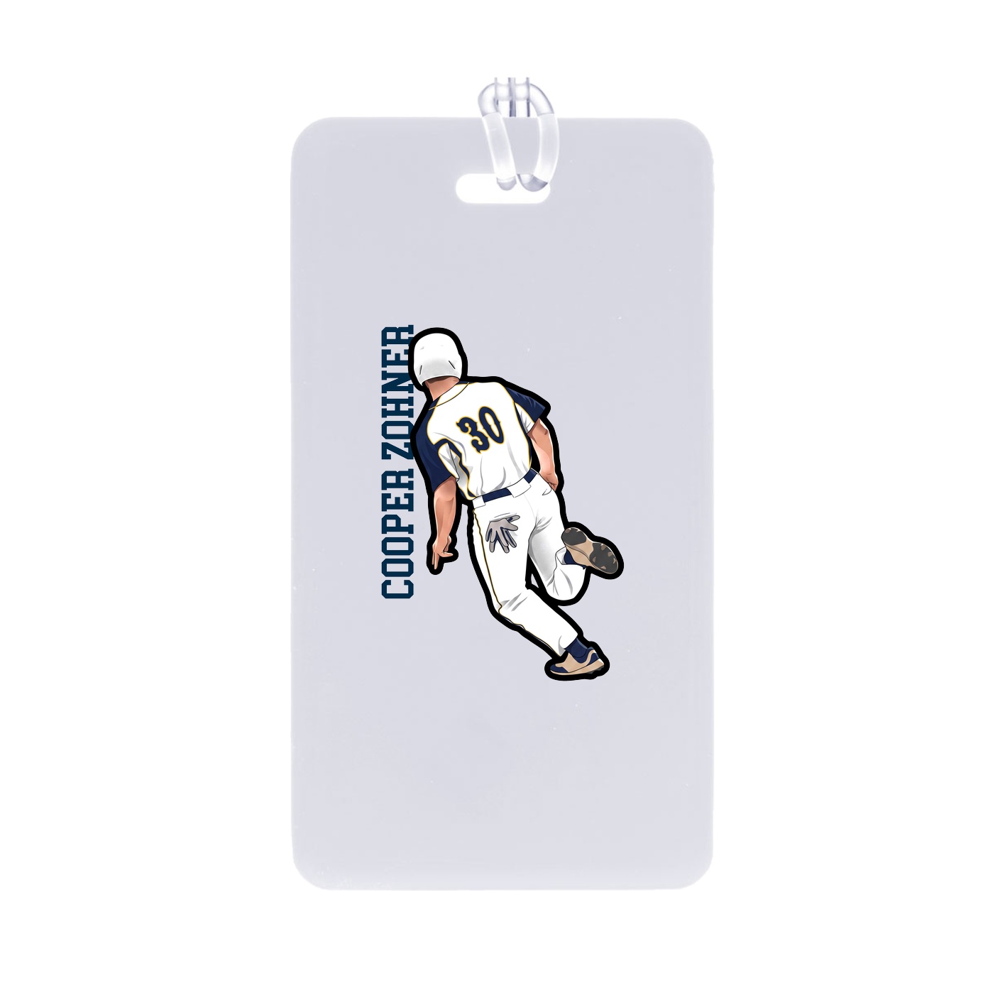 Bag Tag — Name Vertical in Classic