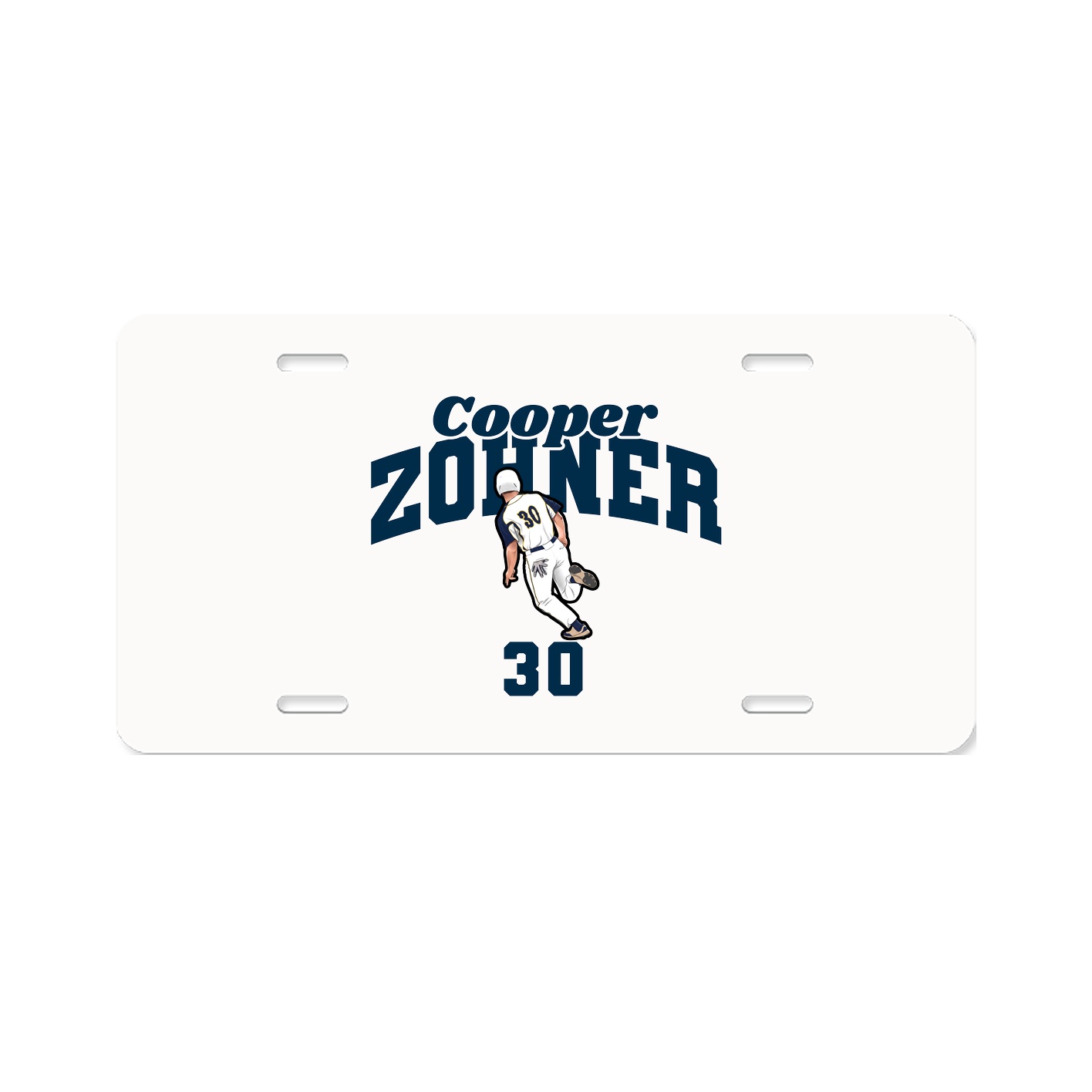 License Plate — Signature Arch in Classic