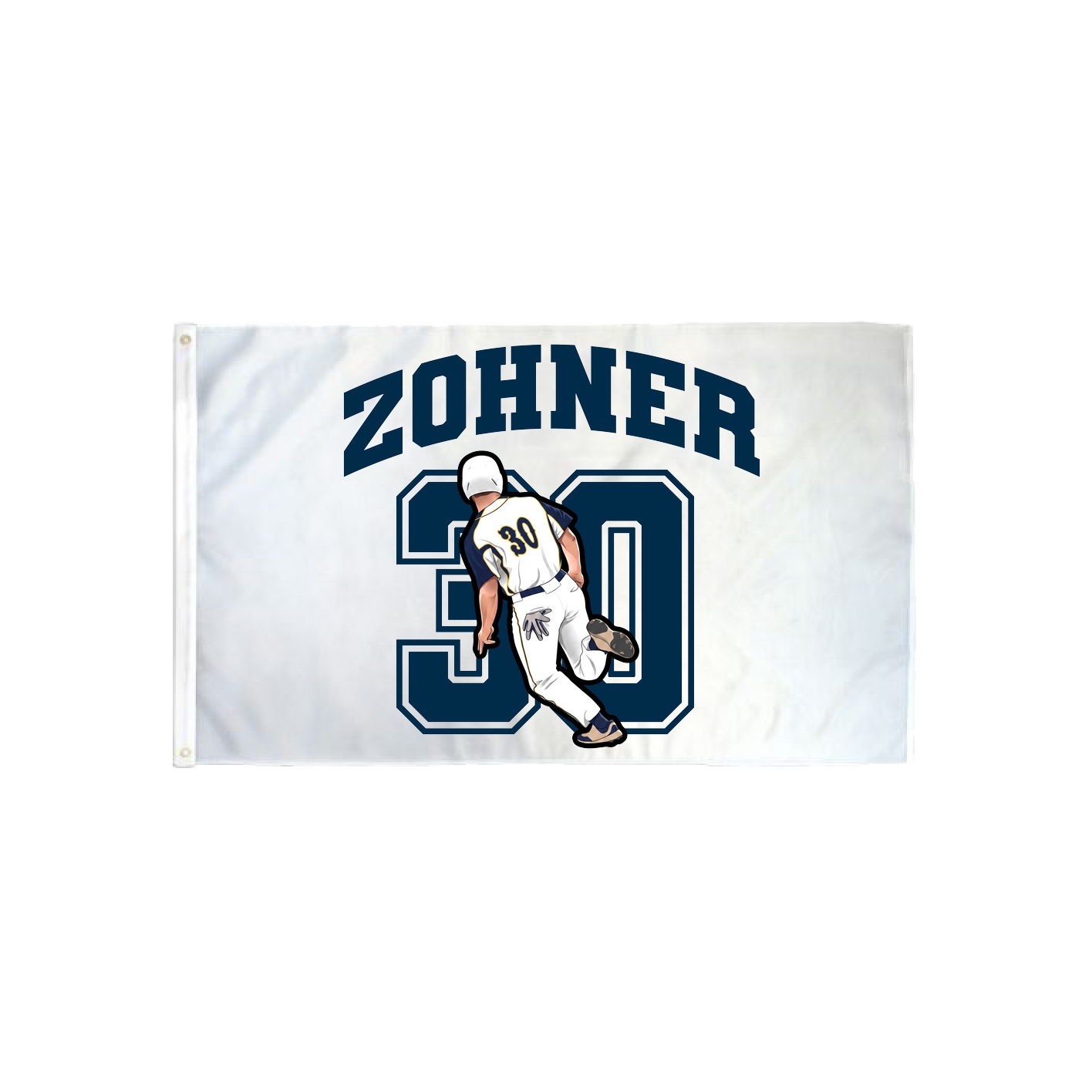 3x5 Flag — Number in Classic