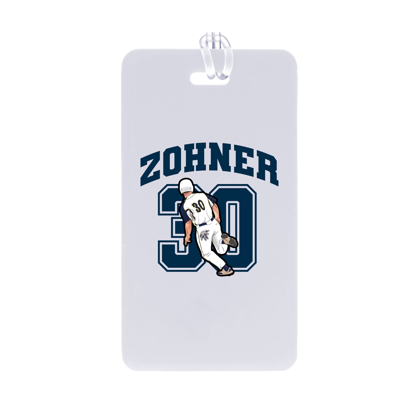Bag Tag — Number in Classic