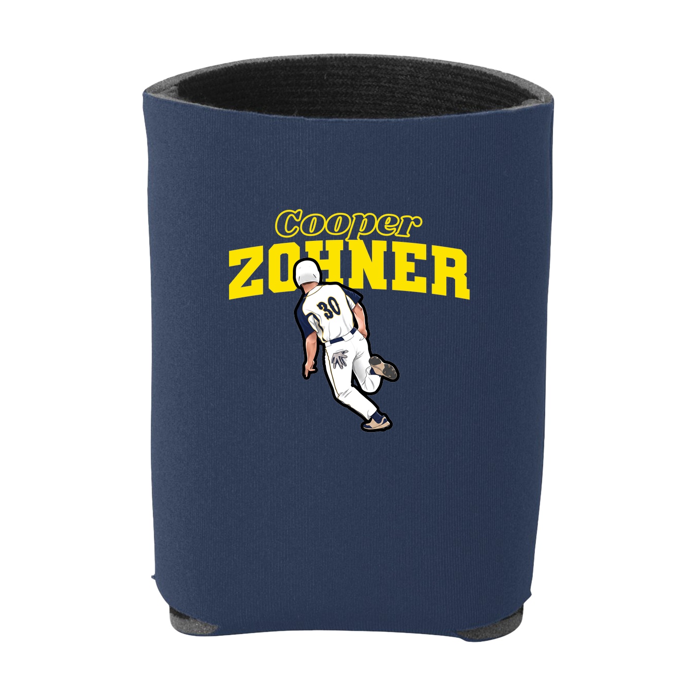 Can Holder — Name Arch in Navy