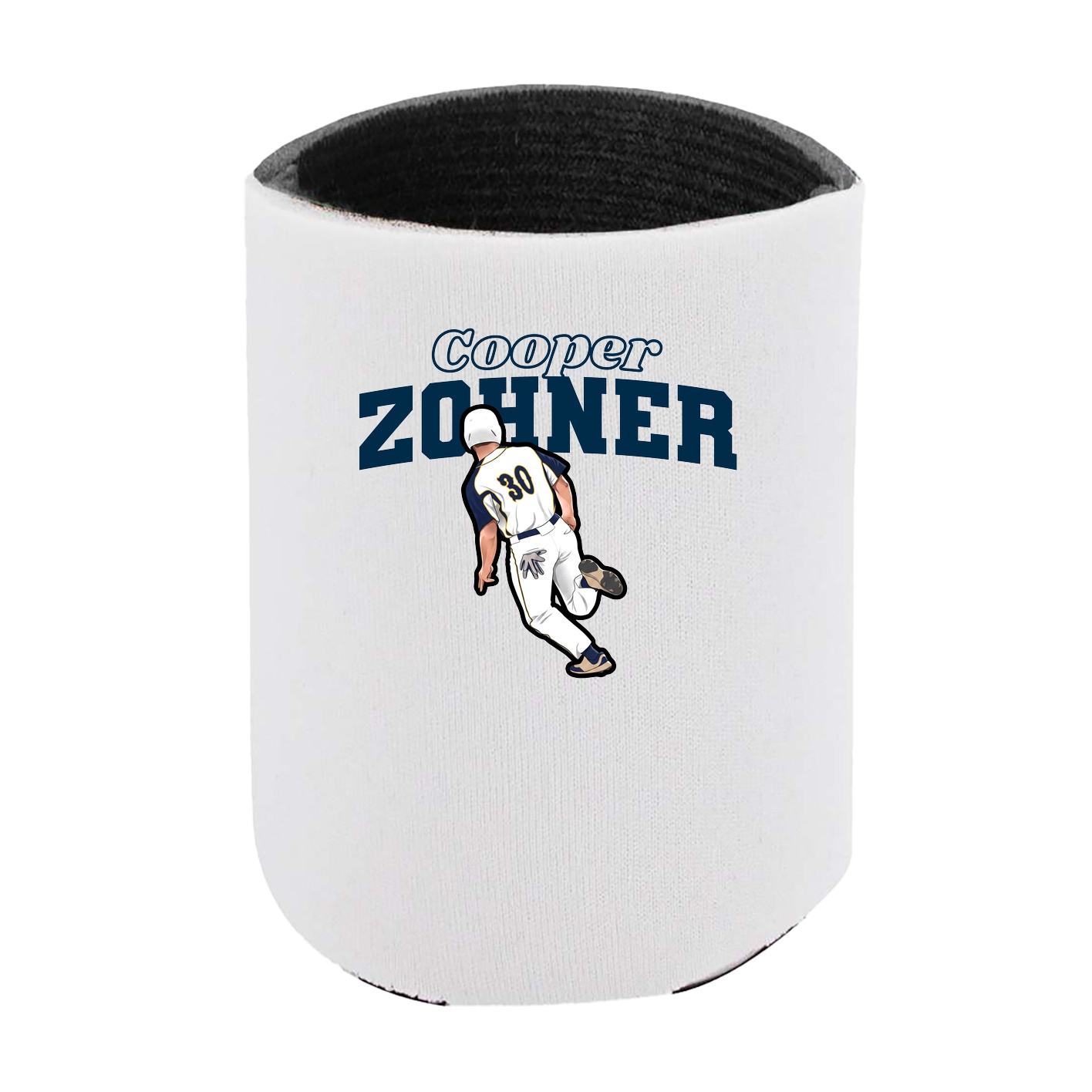 Can Holder — Name Arch in White