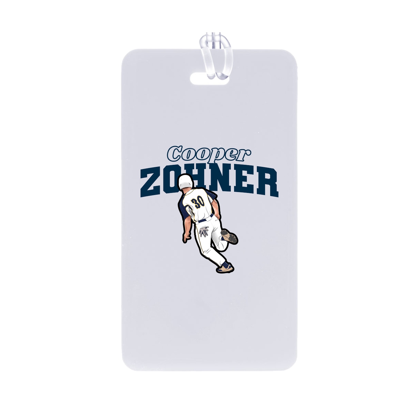 Bag Tag — Name Arch in Classic
