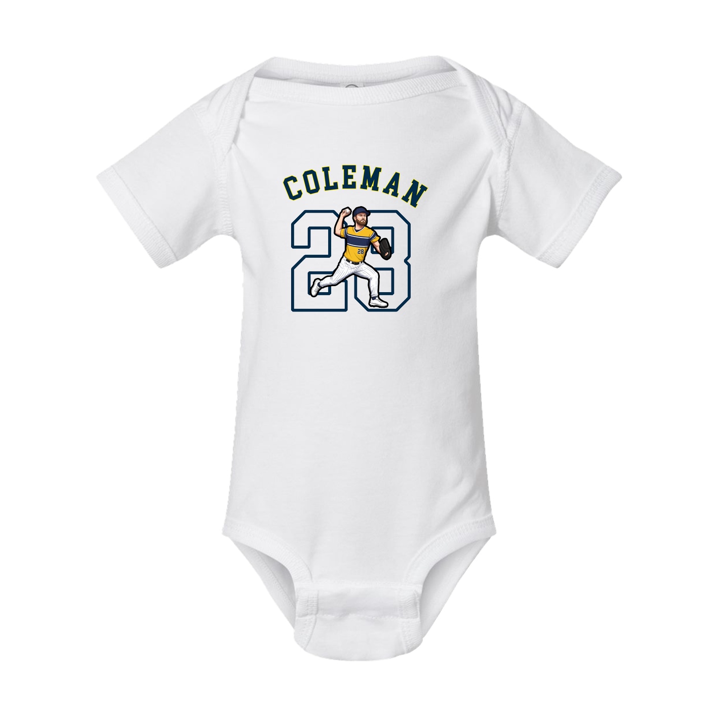 Baby Onesie — Shirsey Arch in White