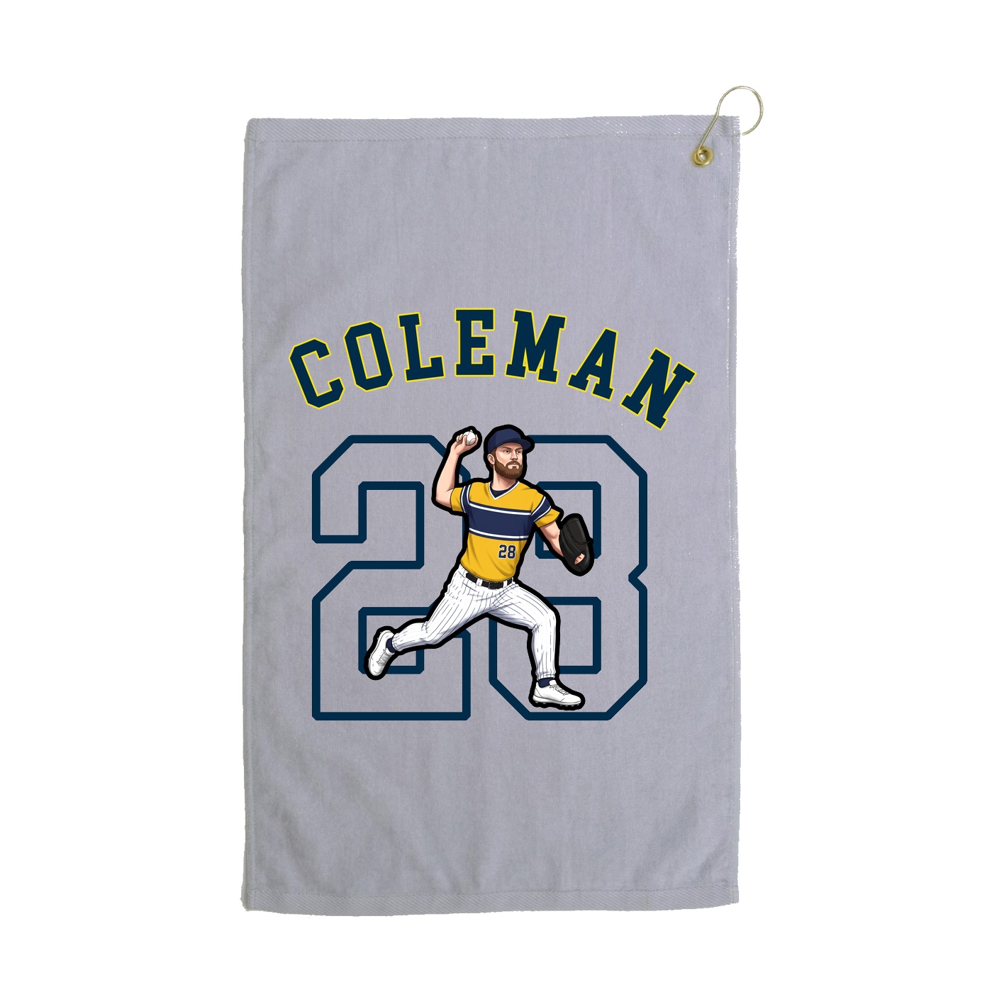 Golf Towel — Shirsey Arch in Grey