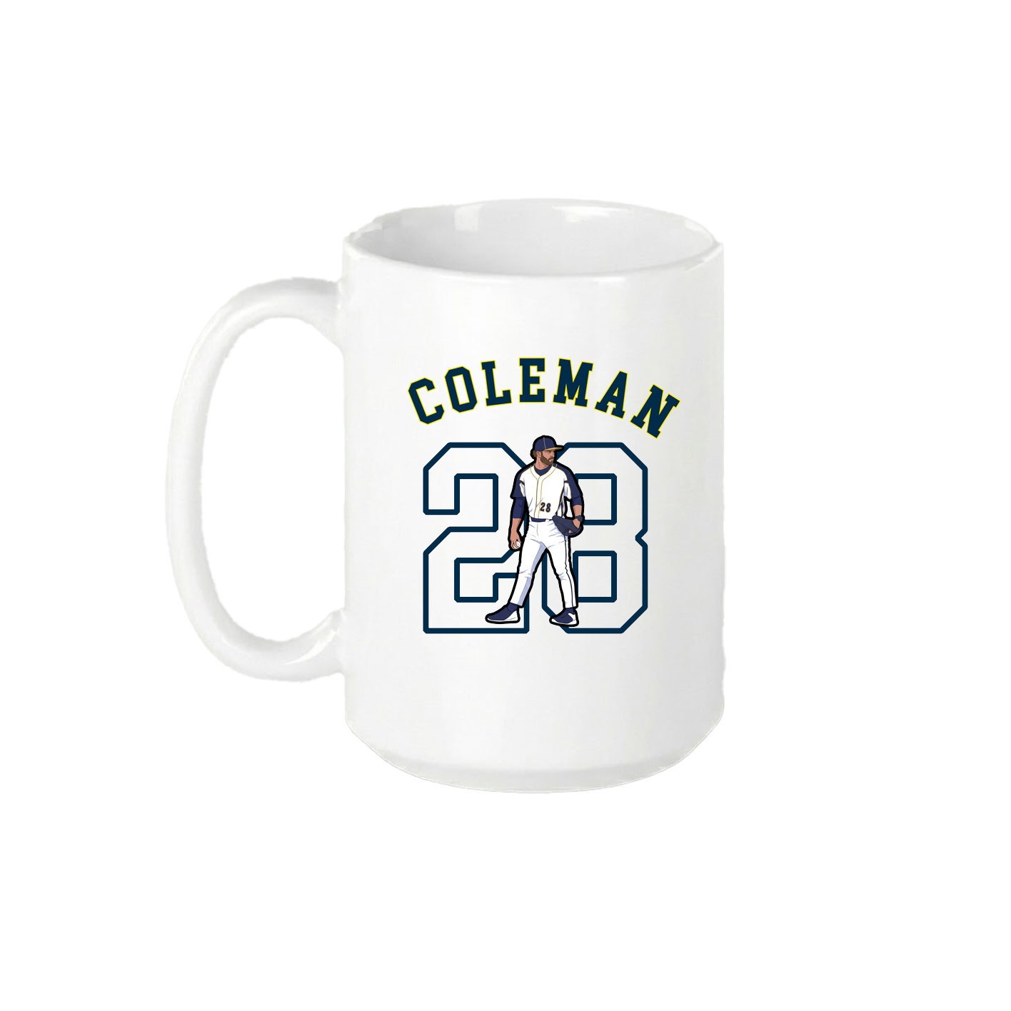 15oz Coffee Mug — Shirsey Arch in White