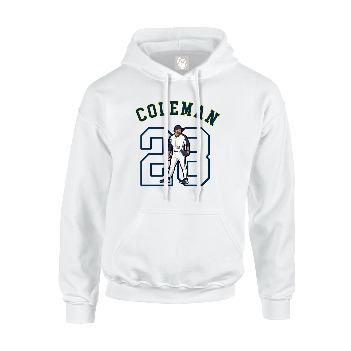 Youth Hoodie — Shirsey Arch in White
