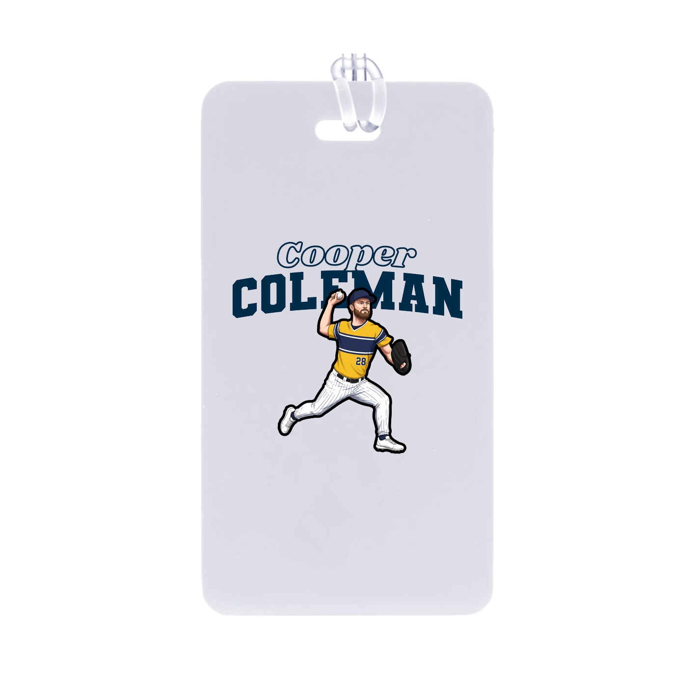 Bag Tag — Name Arch in Classic