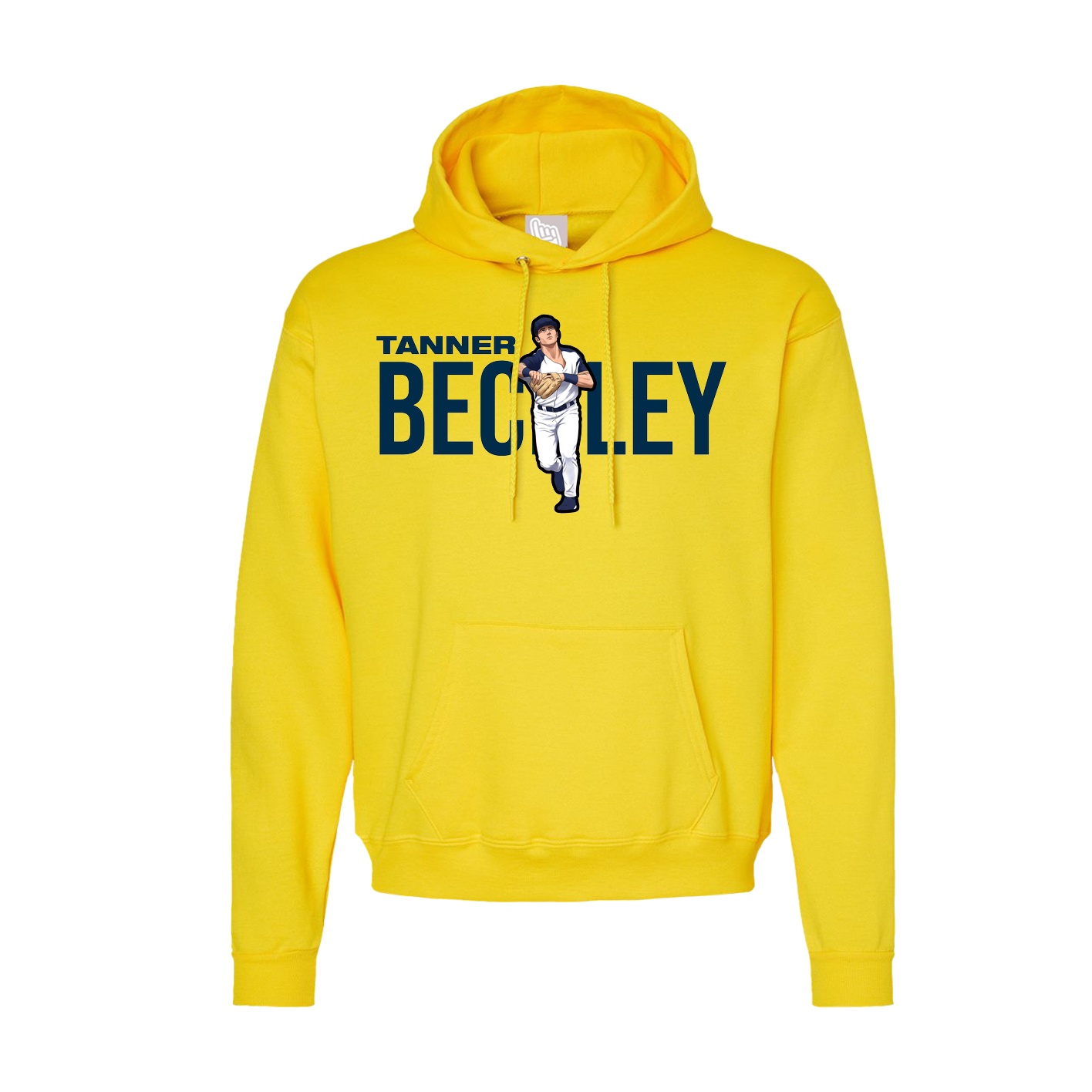 Hoodie — Player Name in Yellow