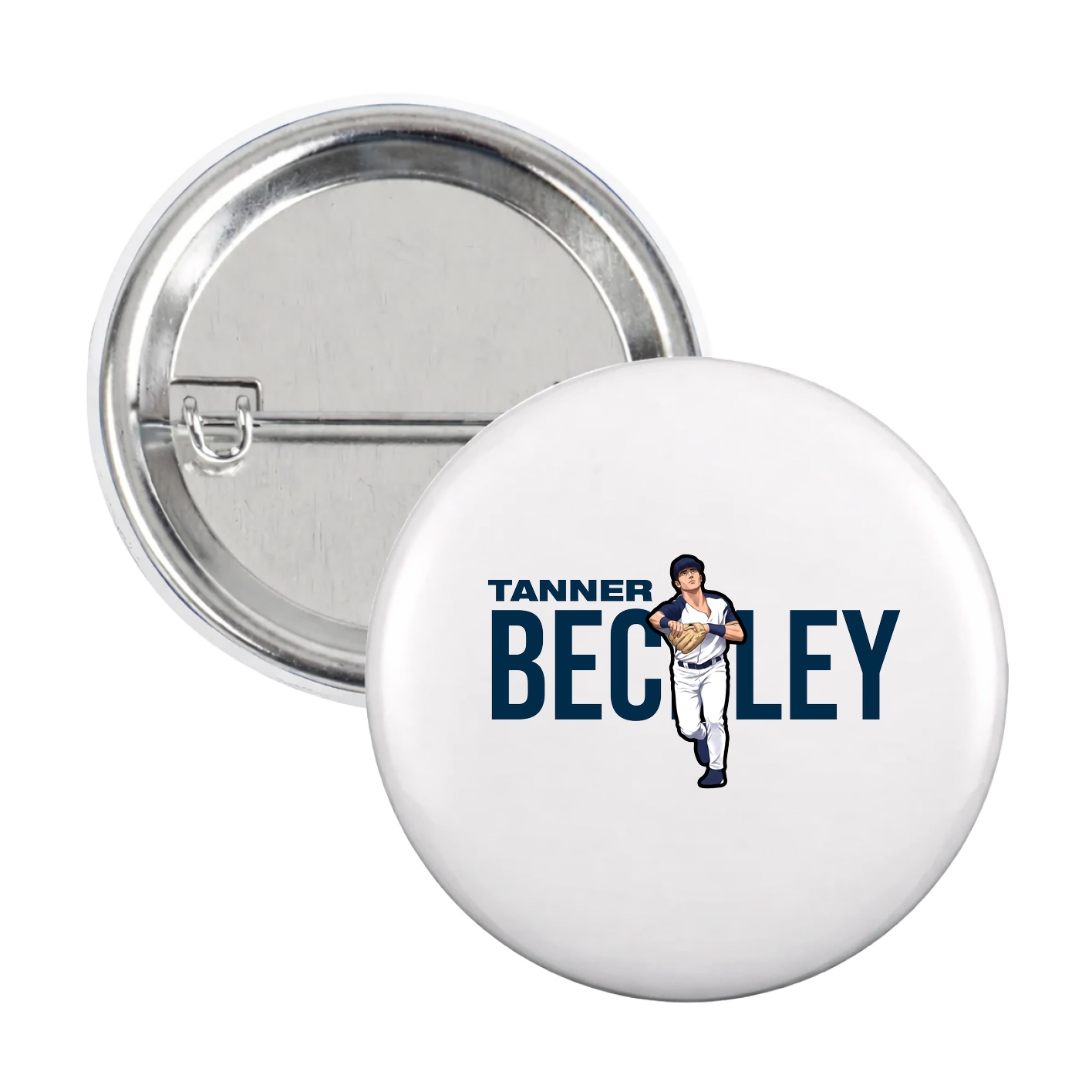 Game Day Button — Player Name in White