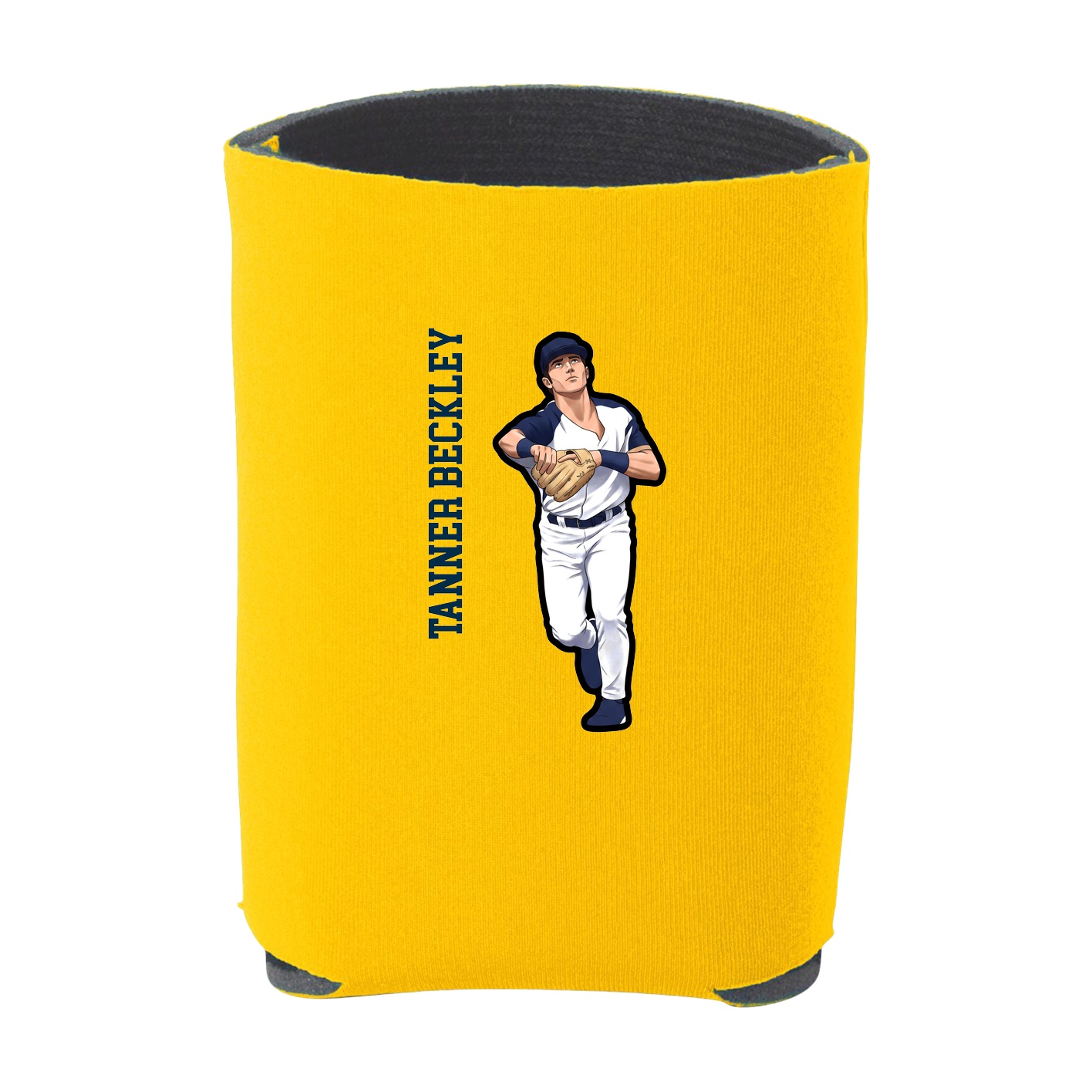 Can Holder — Name Vertical in Yellow