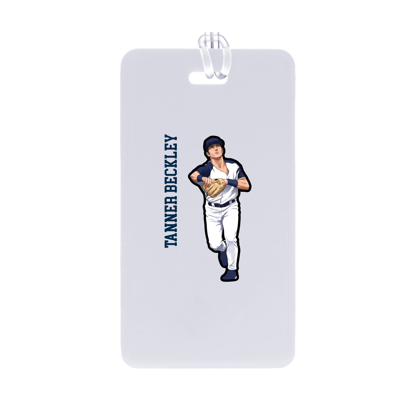 Bag Tag — Name Vertical in Classic