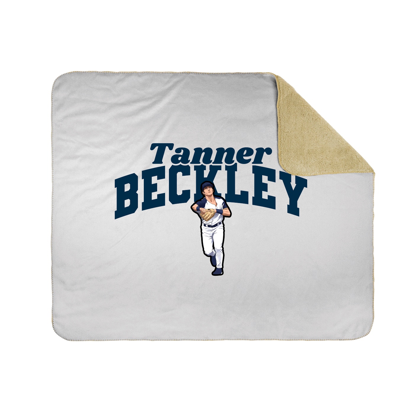 Throw Blanket — Signature Arch in White