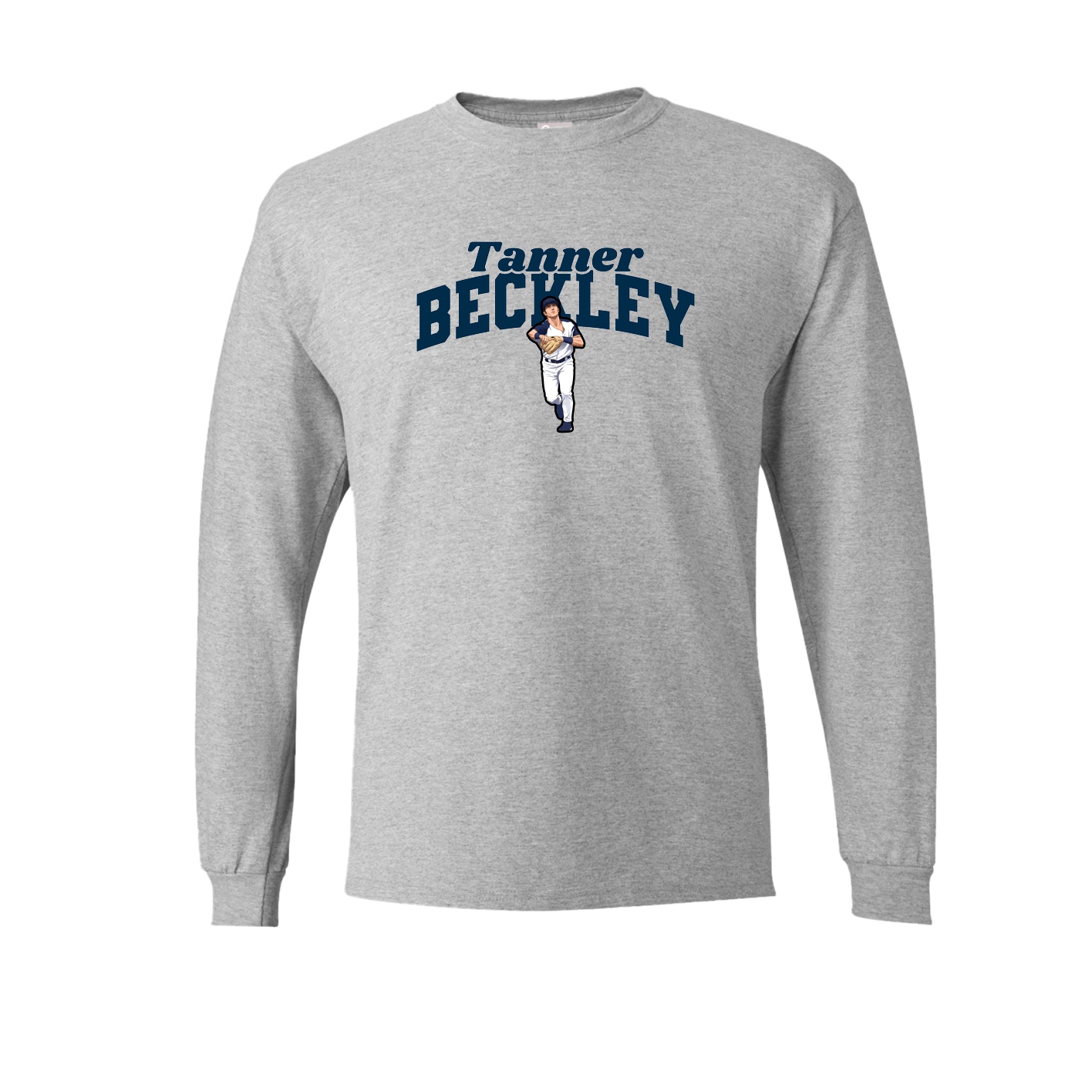Long Sleeve Tee — Signature Arch in Grey