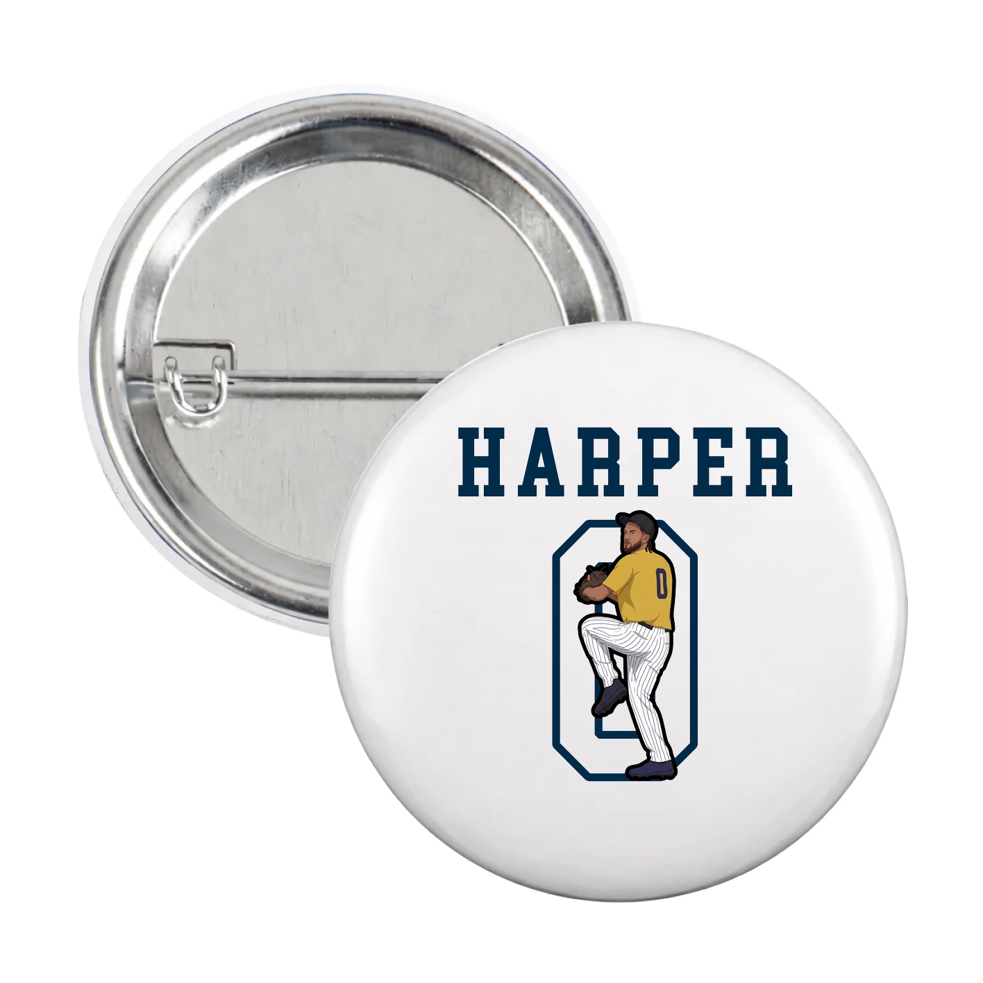 Game Day Button — Shirsey in White