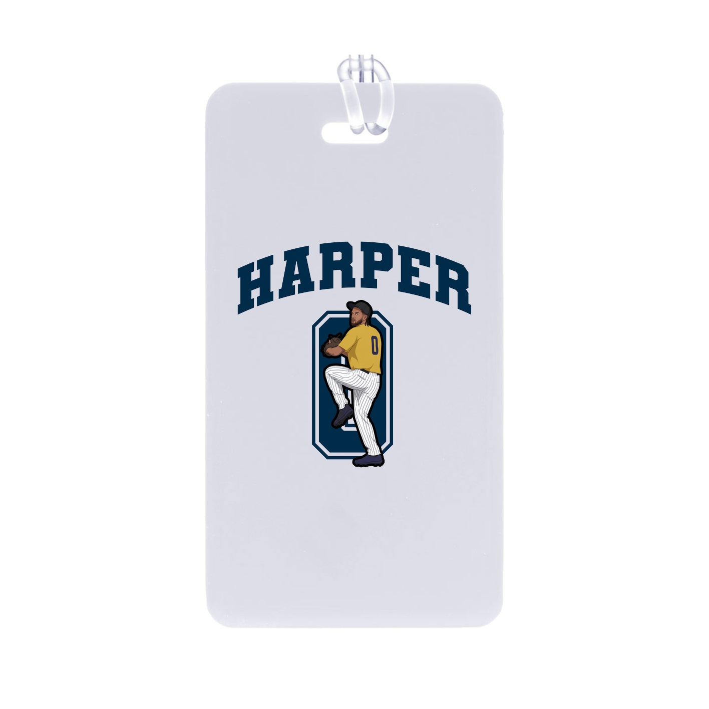 Bag Tag — Number in Classic