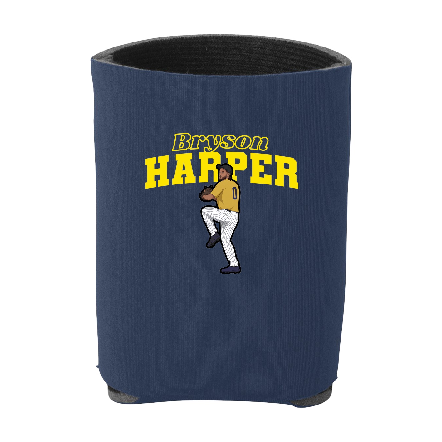 Can Holder — Name Arch in Navy