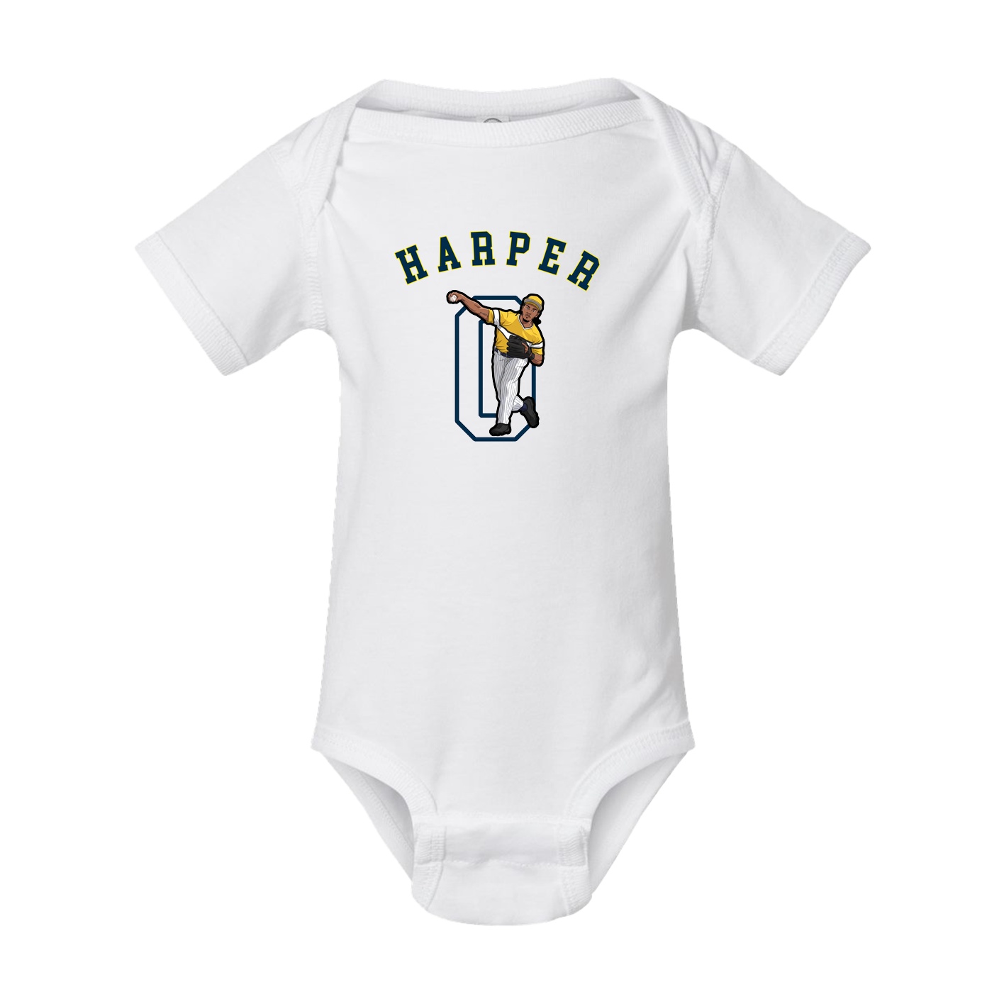 Baby Onesie — Shirsey Arch in White