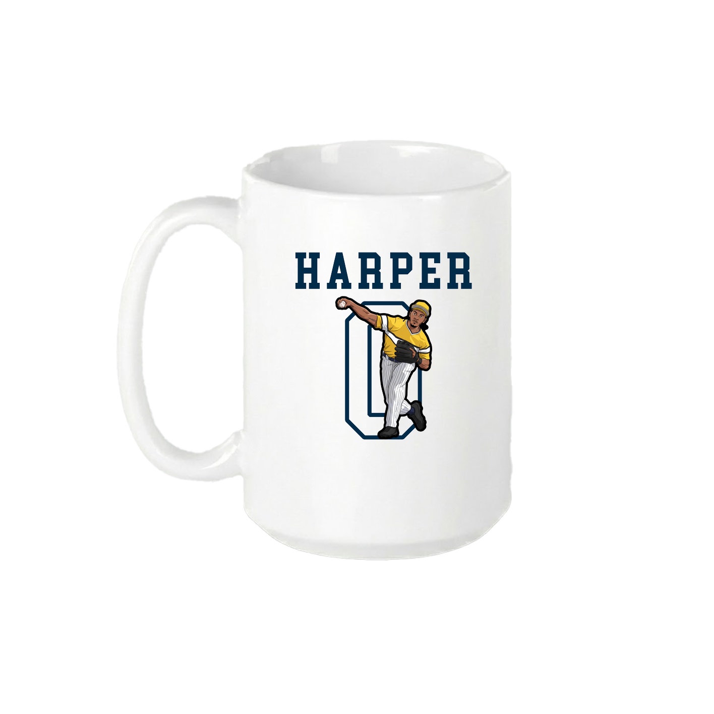 15oz Coffee Mug — Shirsey in White