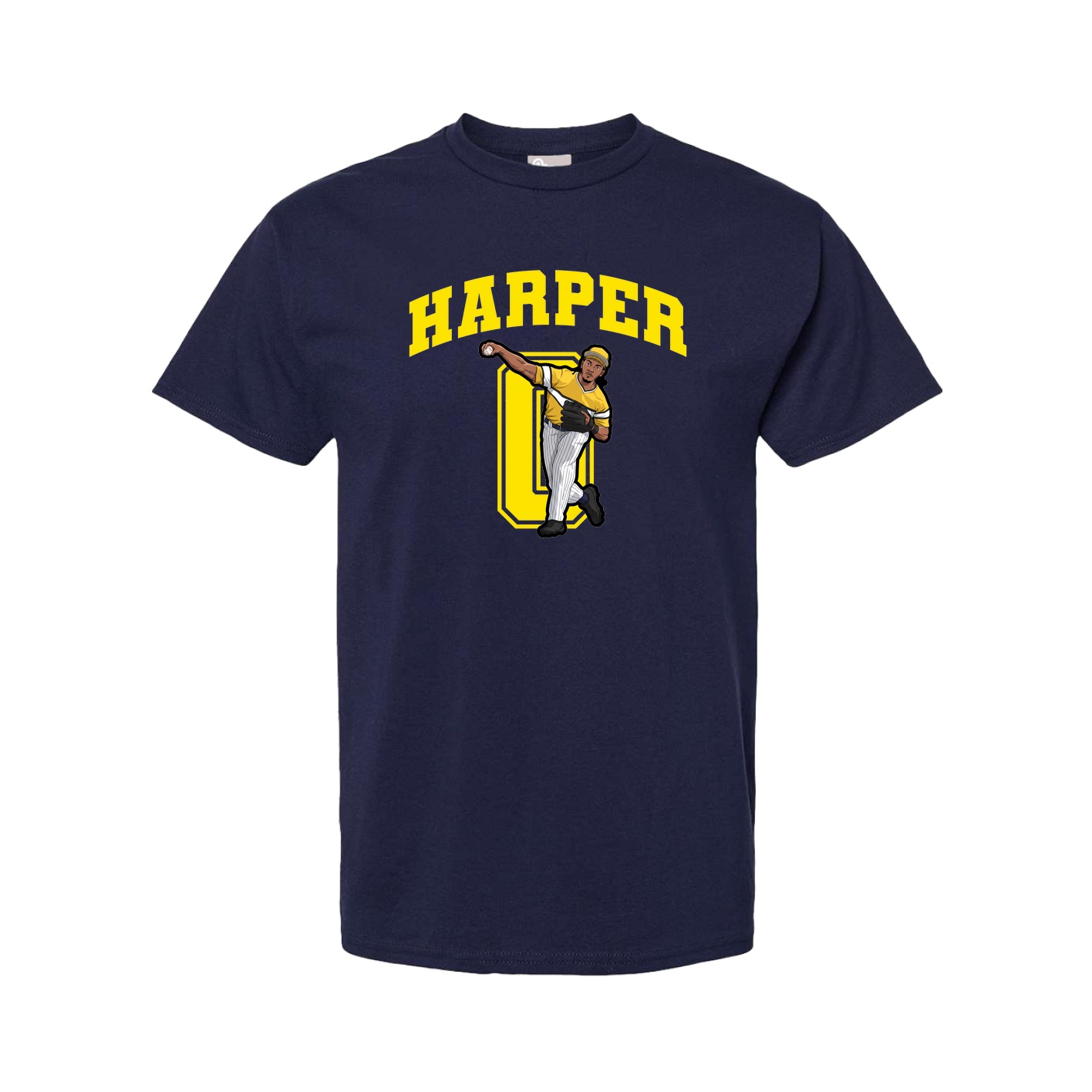 Tee — Number in Navy