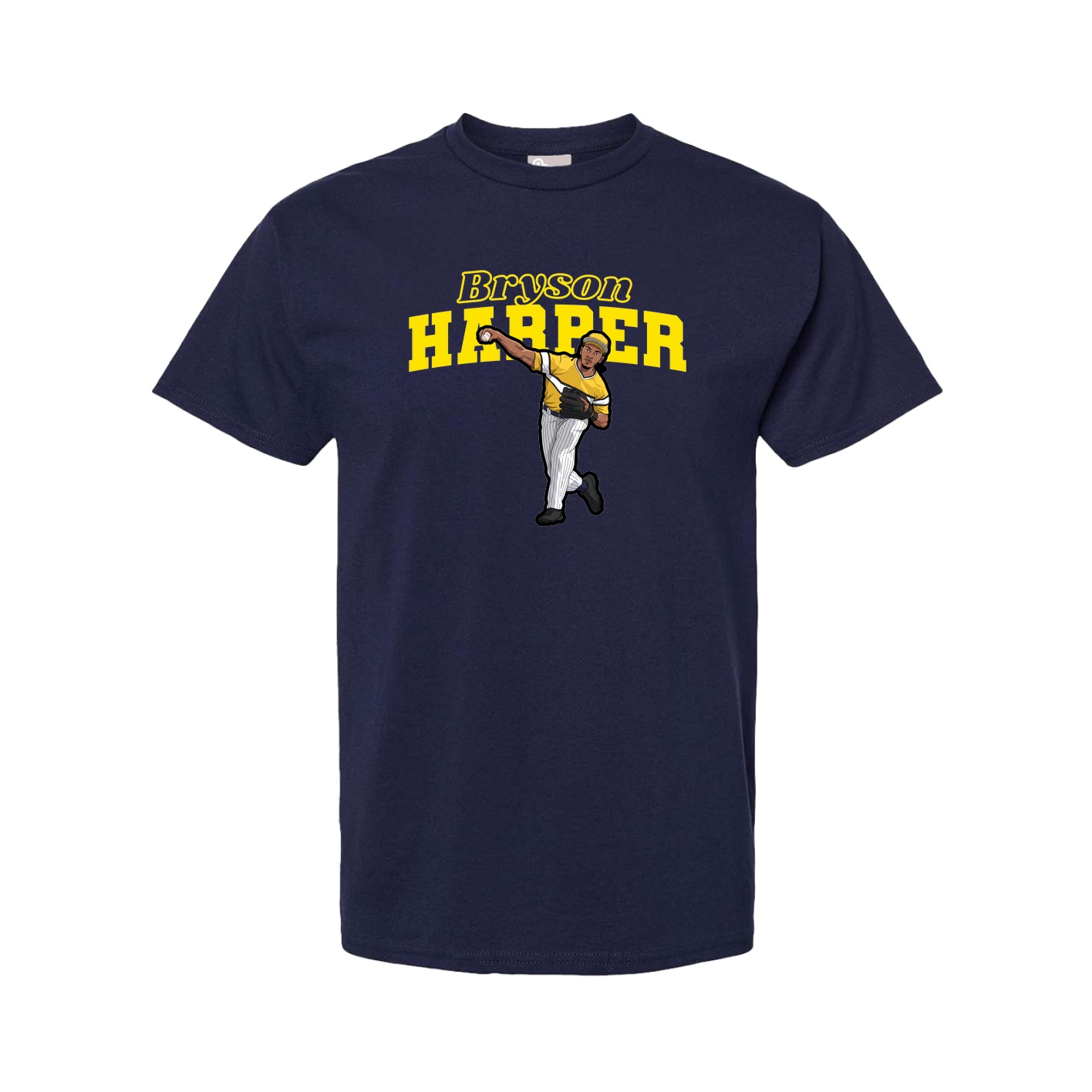 Tee — Name Arch in Navy