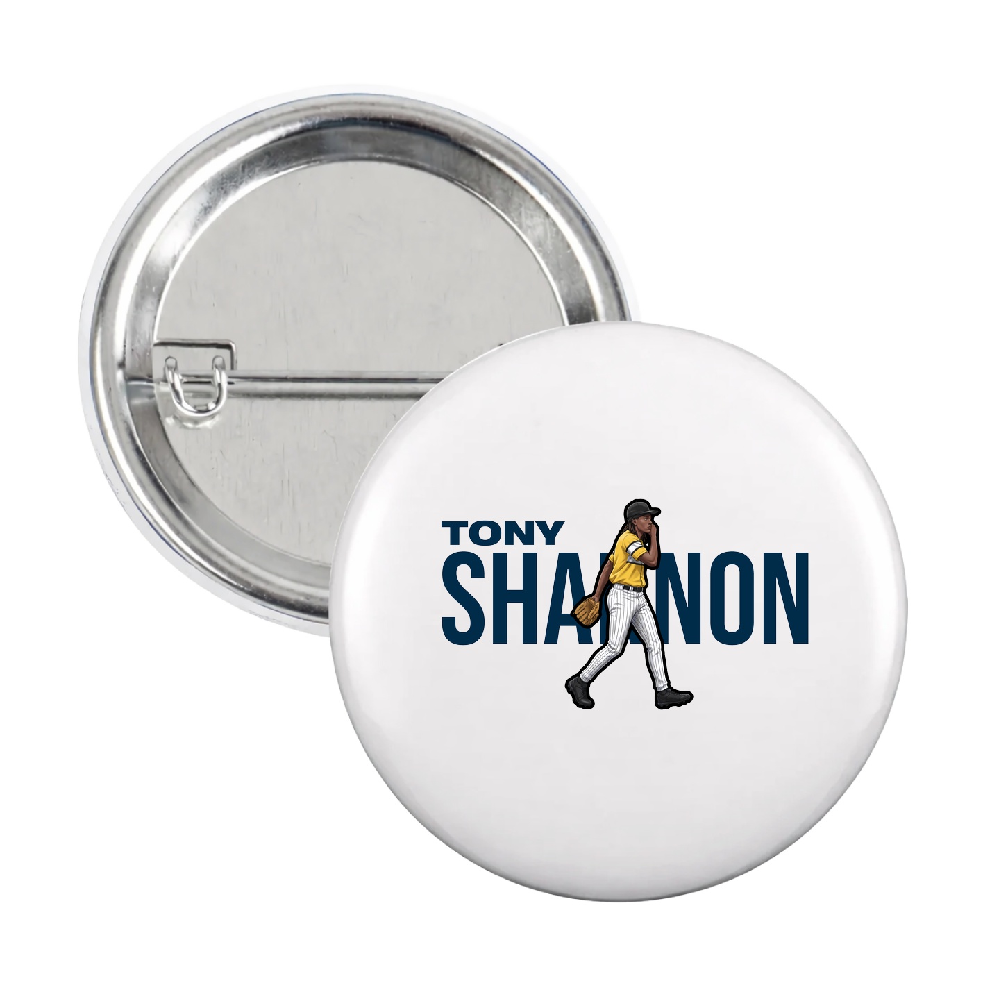 Game Day Button — Player Name in White