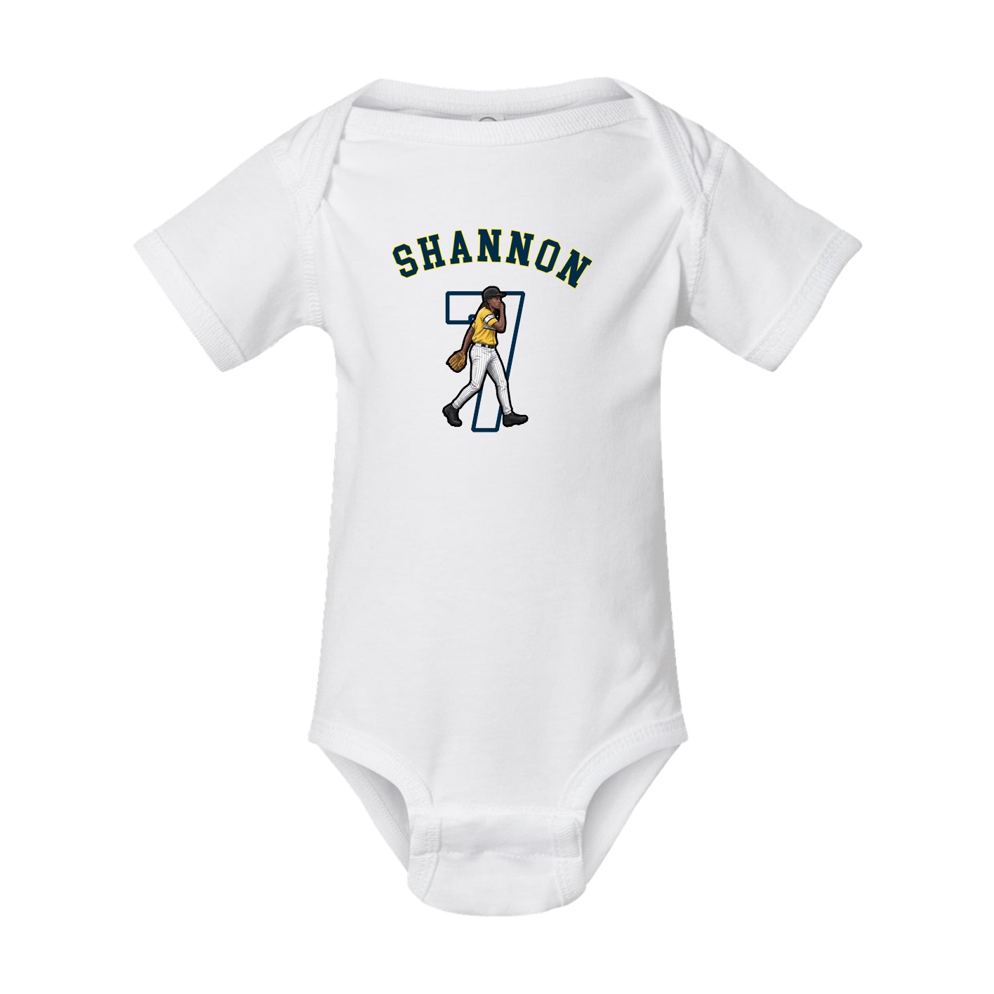Baby Onesie — Shirsey Arch in White