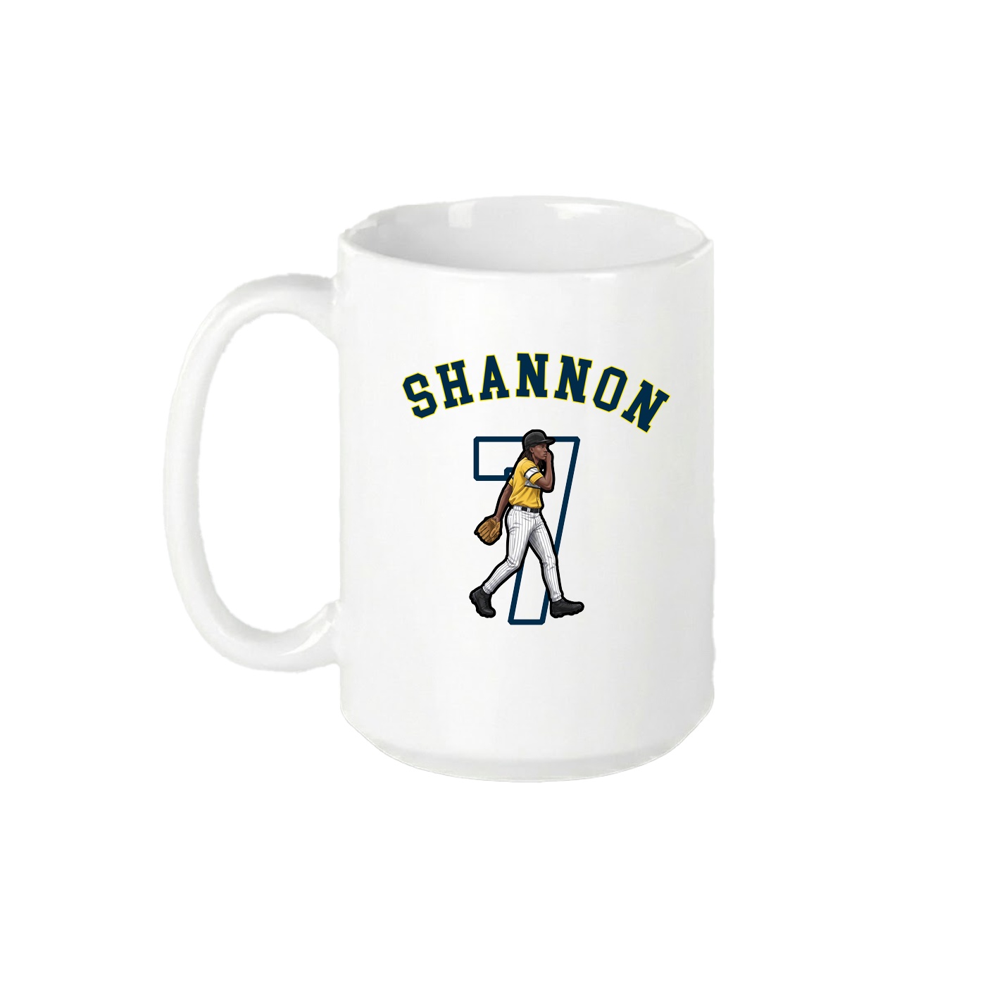15oz Coffee Mug — Shirsey Arch in White