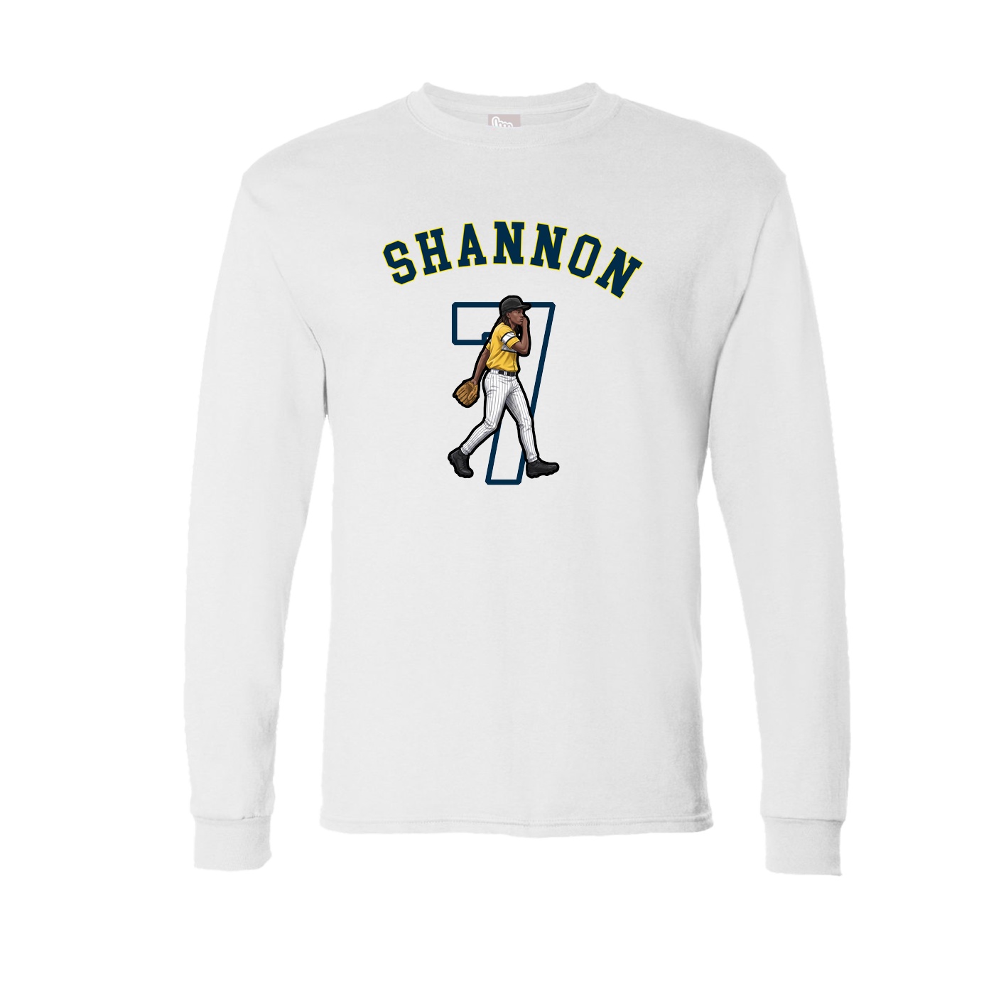 Long Sleeve Tee — Shirsey Arch in White