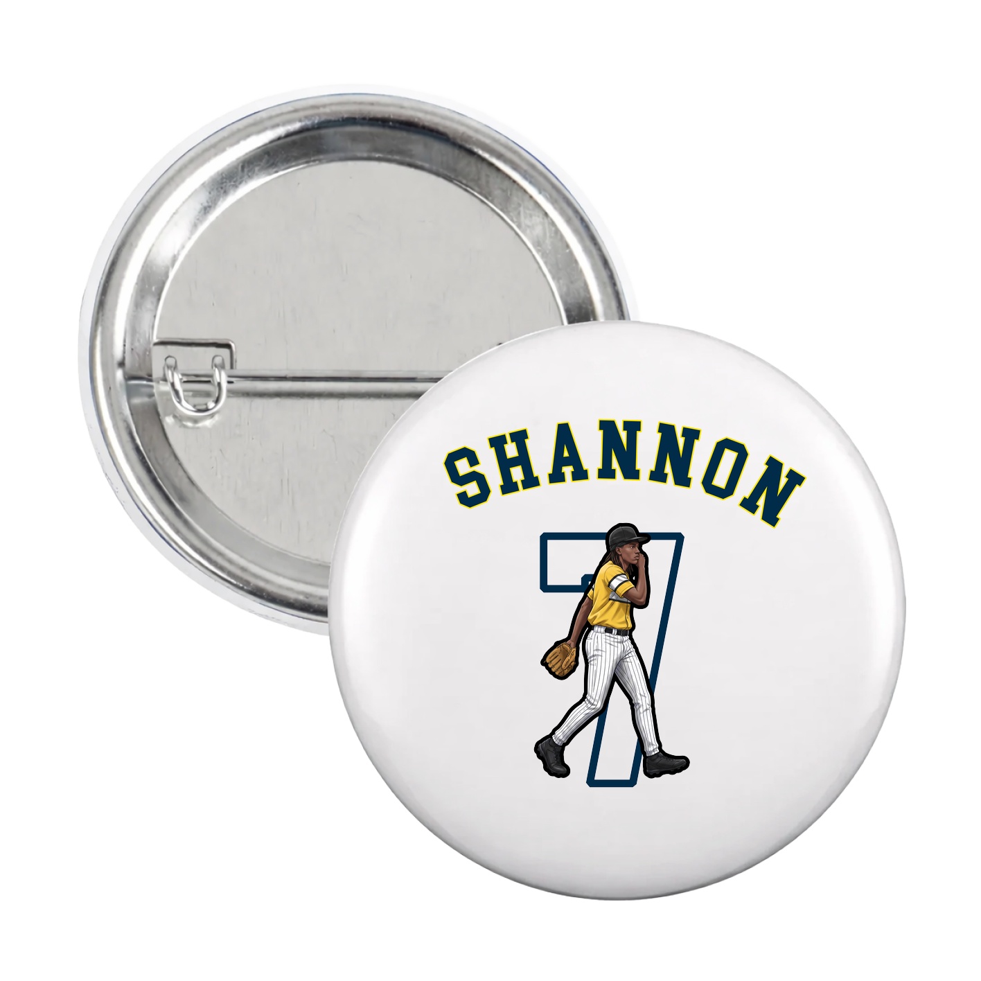 Game Day Button — Shirsey Arch in White