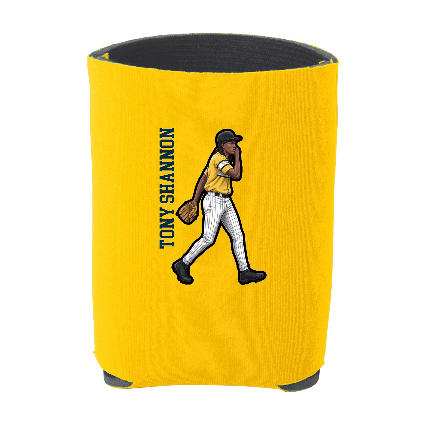 Can Holder — Name Vertical in Yellow