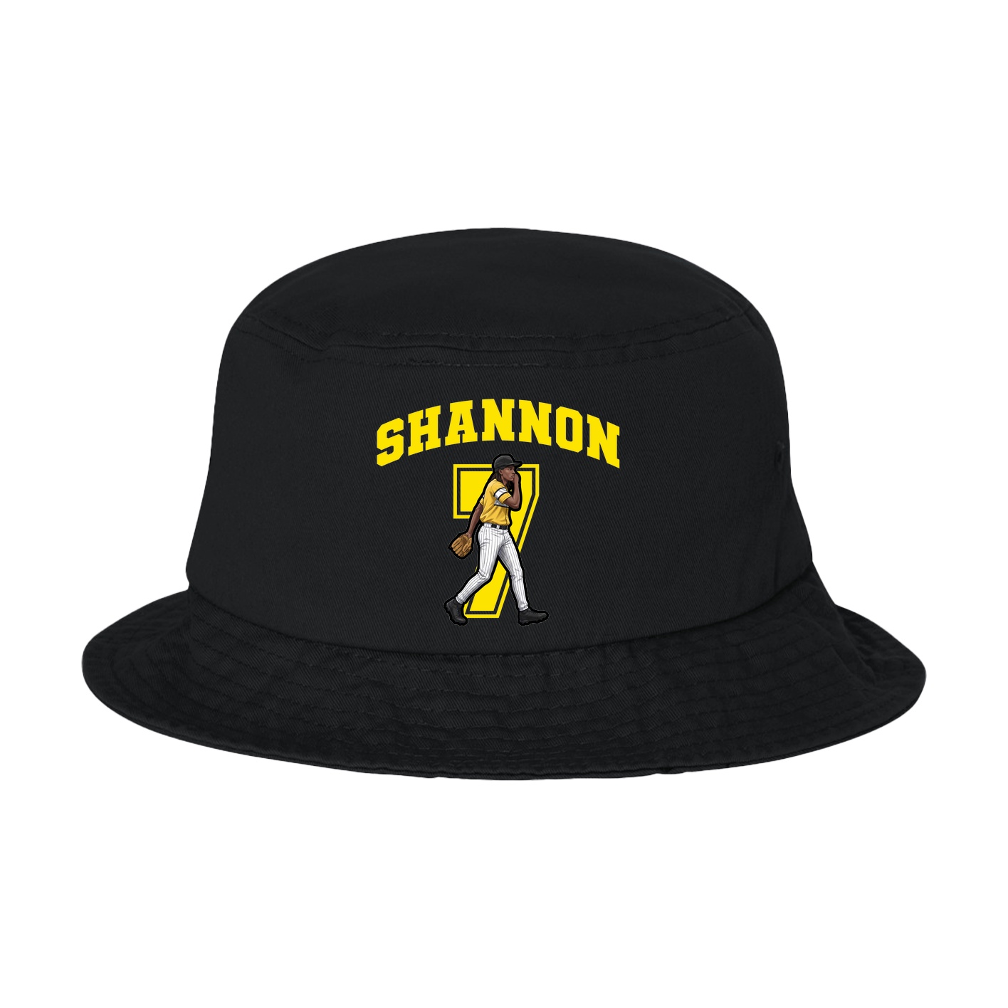 Bucket Cap — Number in Black