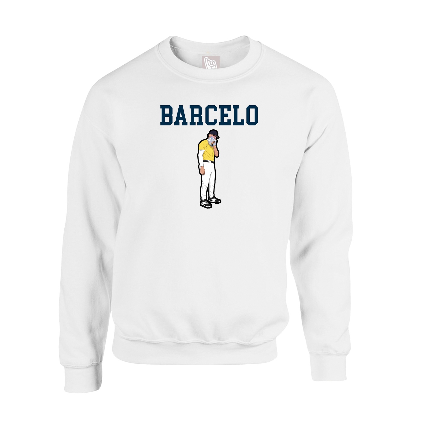 Fleece Crew — Shirsey in White