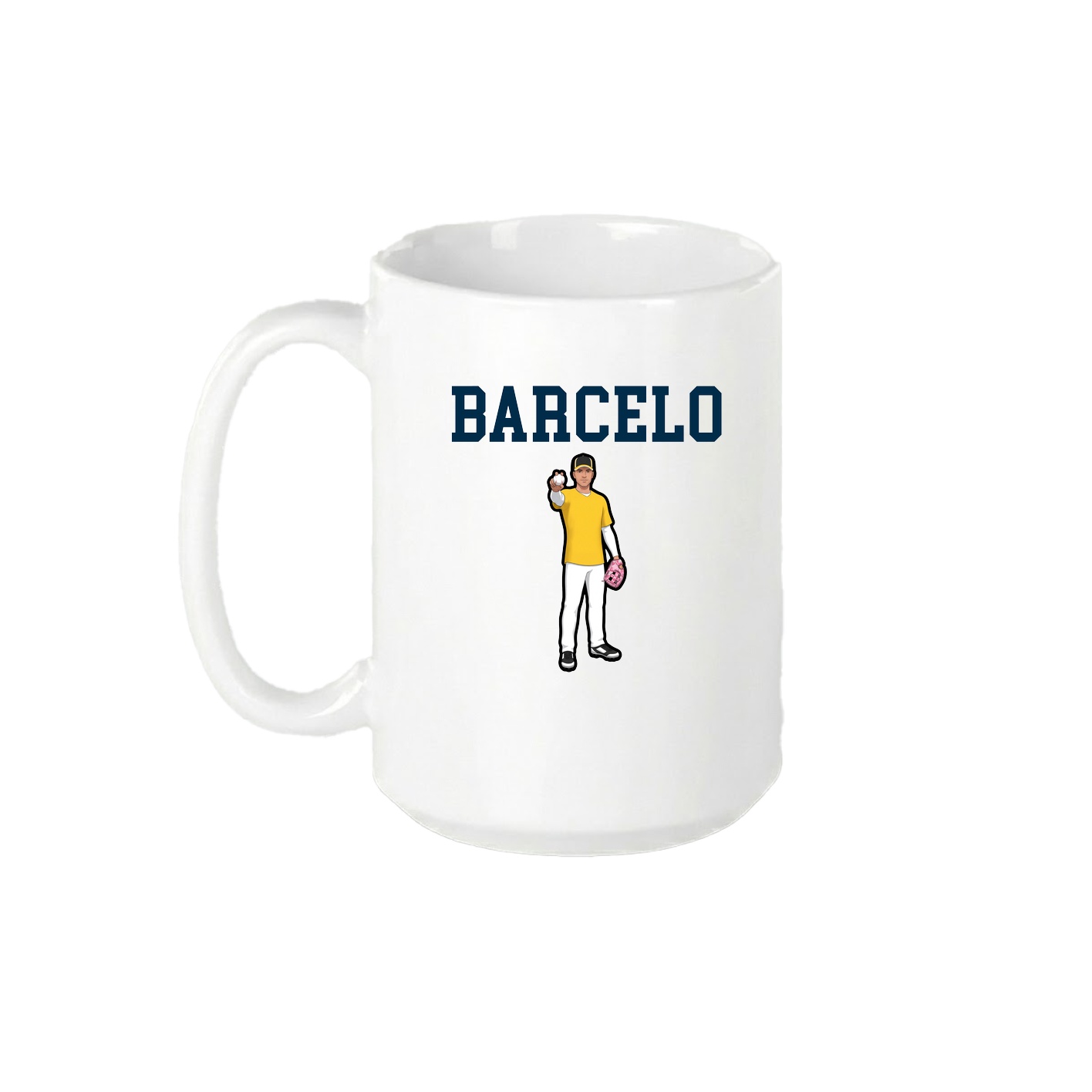 15oz Coffee Mug — Shirsey in White