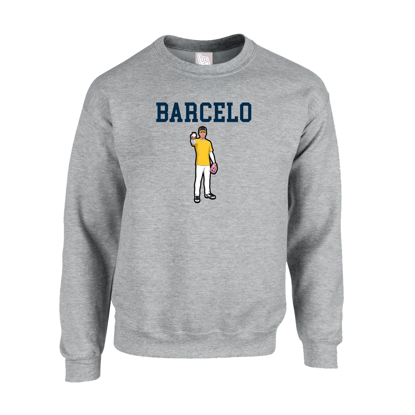 Fleece Crew — Shirsey in Grey