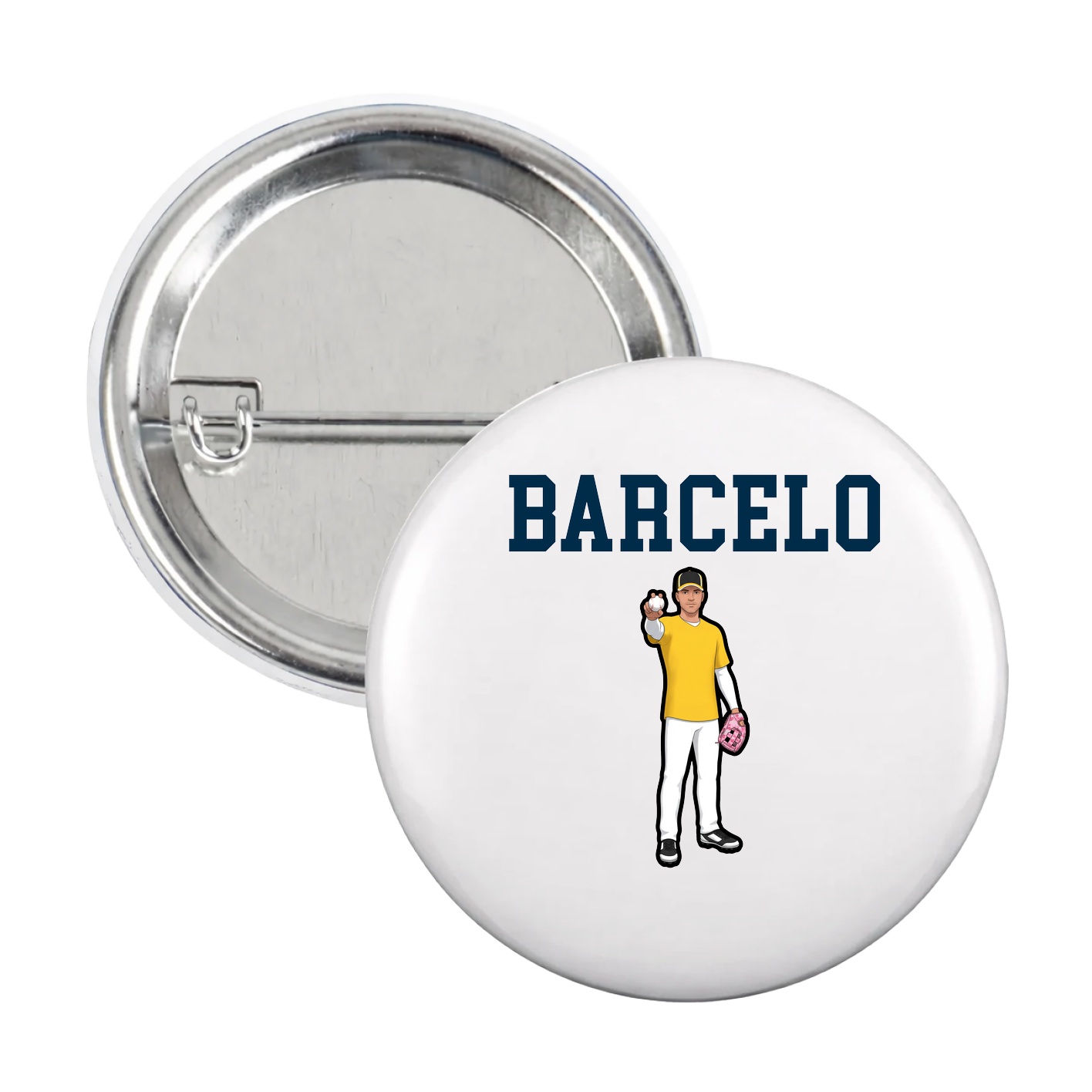 Game Day Button — Shirsey in White