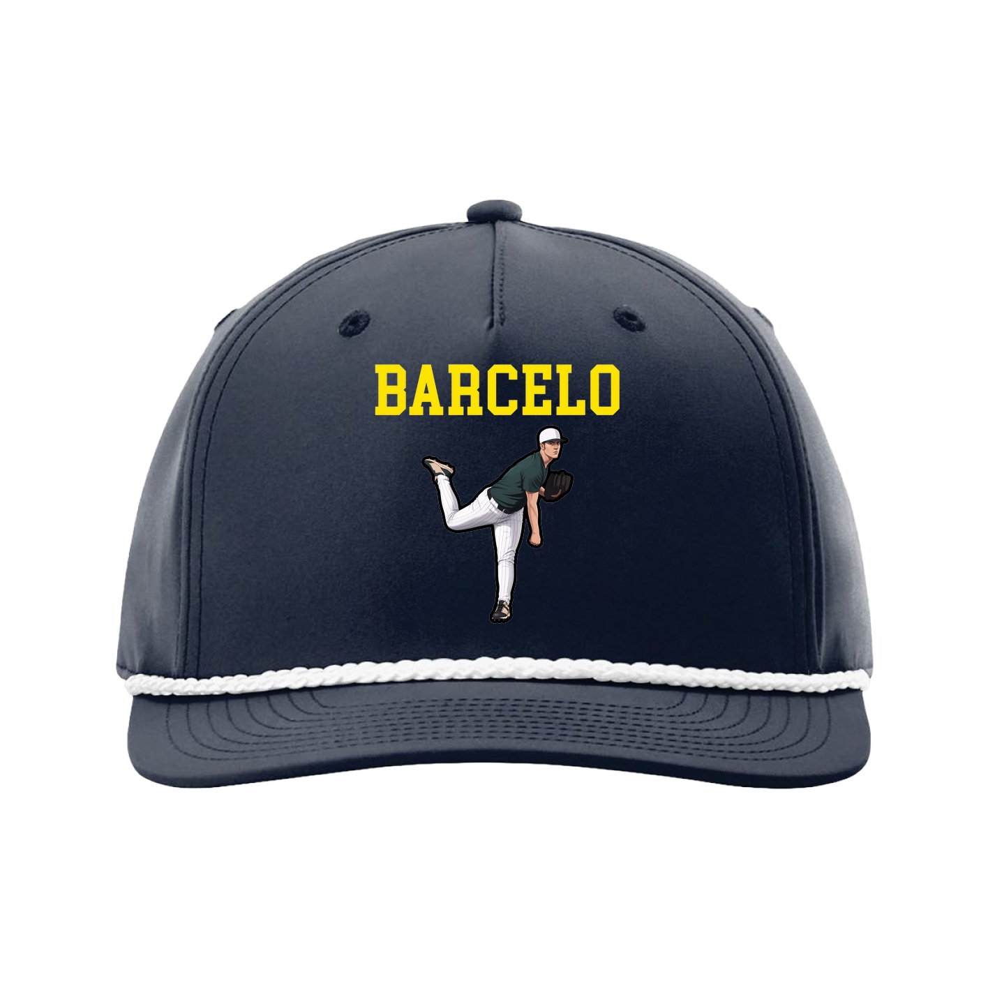 Five-Panel Classic Rope Cap — Shirsey in Navy