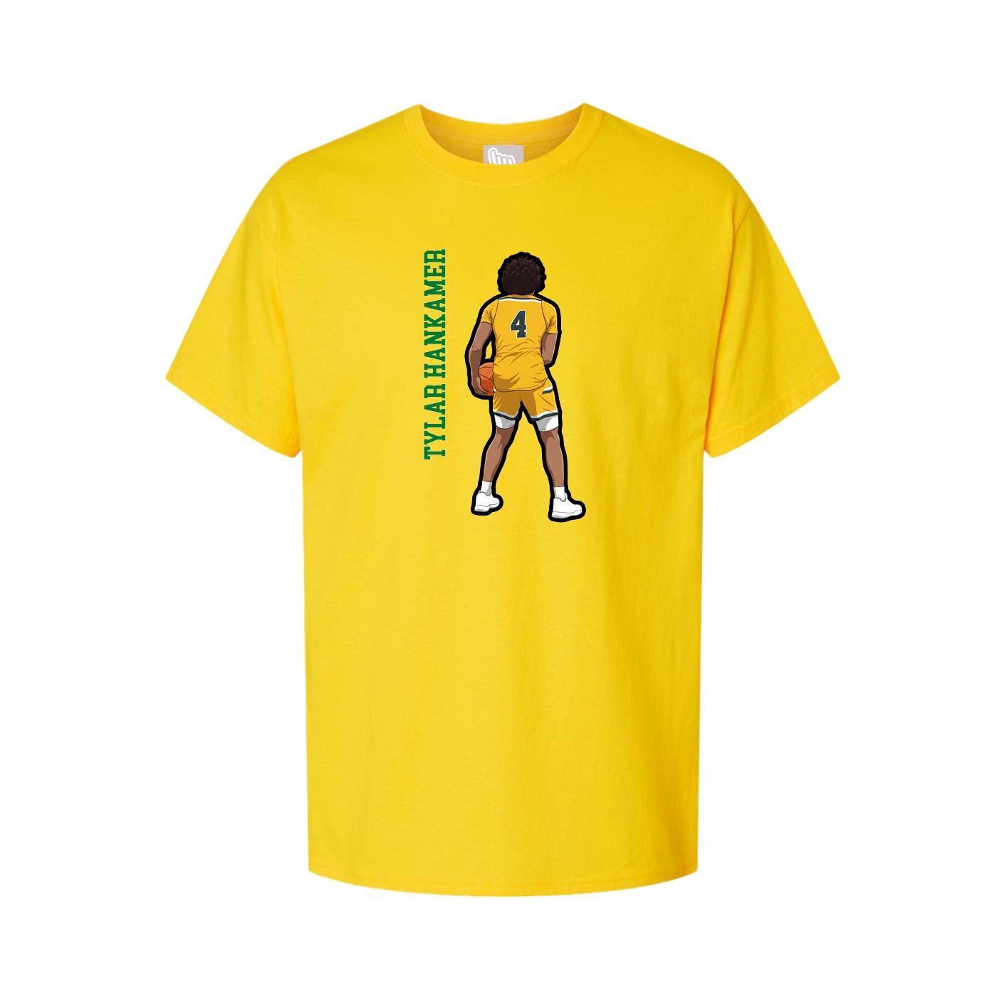 Tee — Name Vertical in Gold