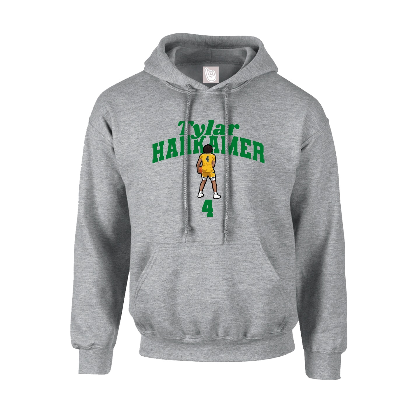 Hoodie — Signature Arch in Grey