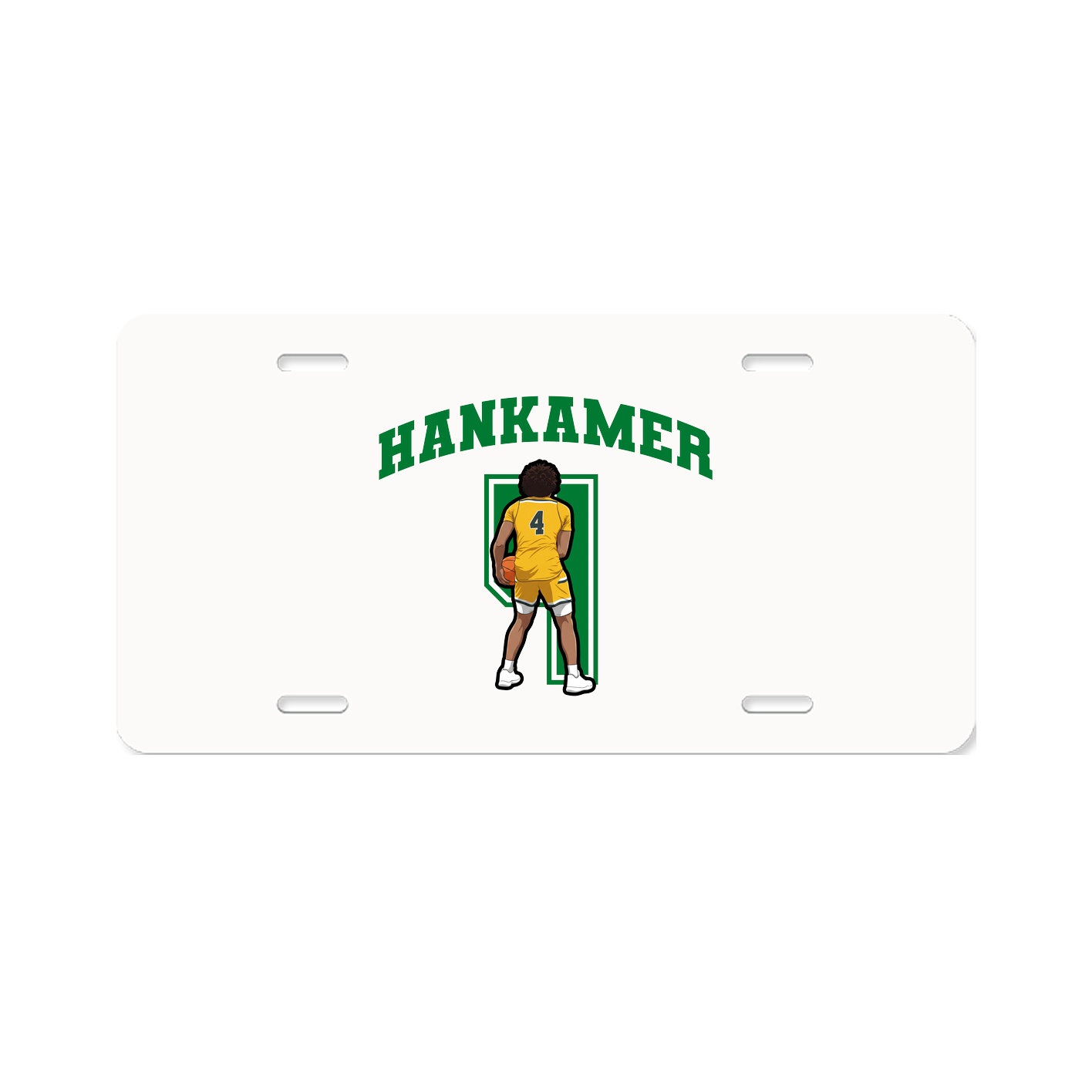License Plate — Number in Classic