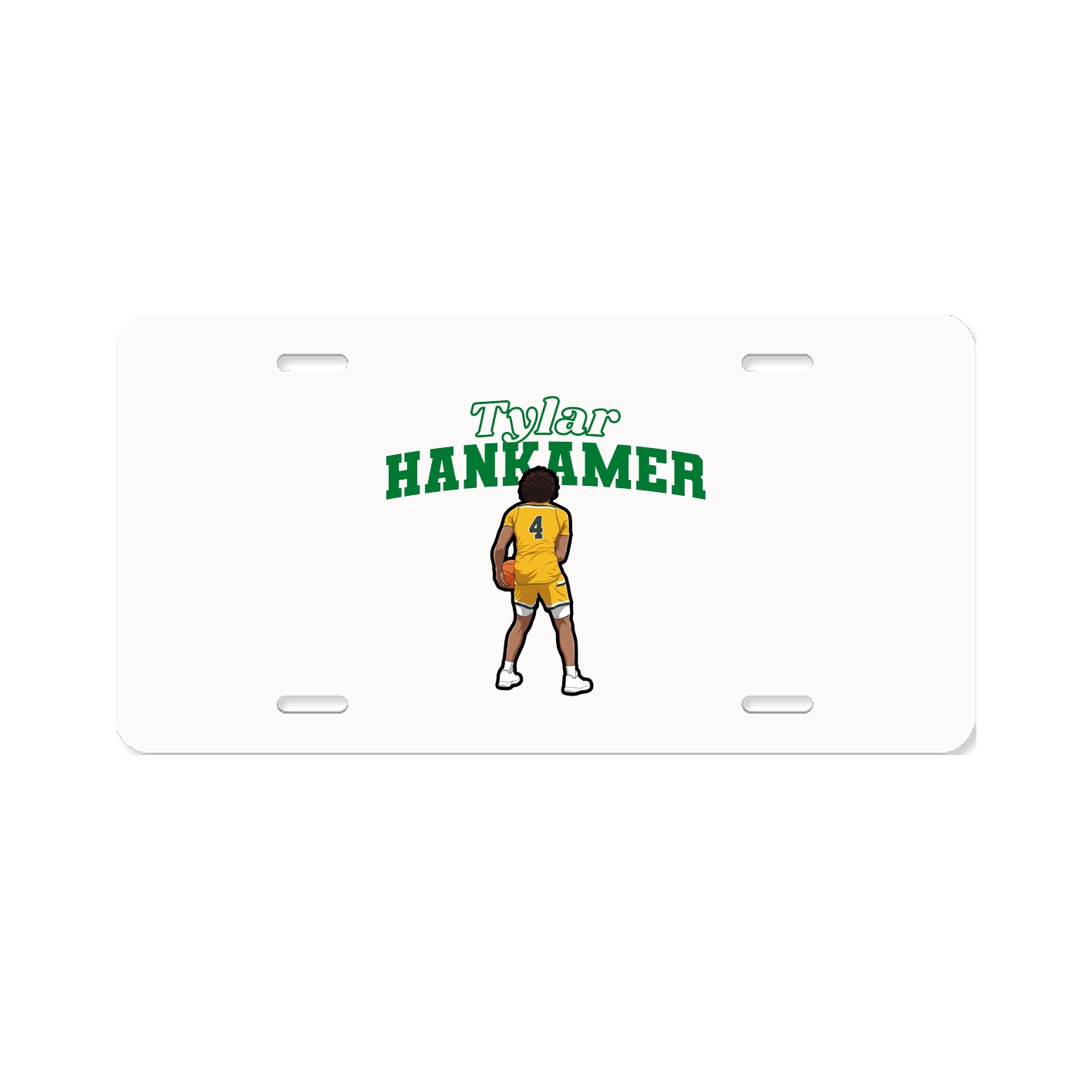 License Plate — Name Arch in Classic