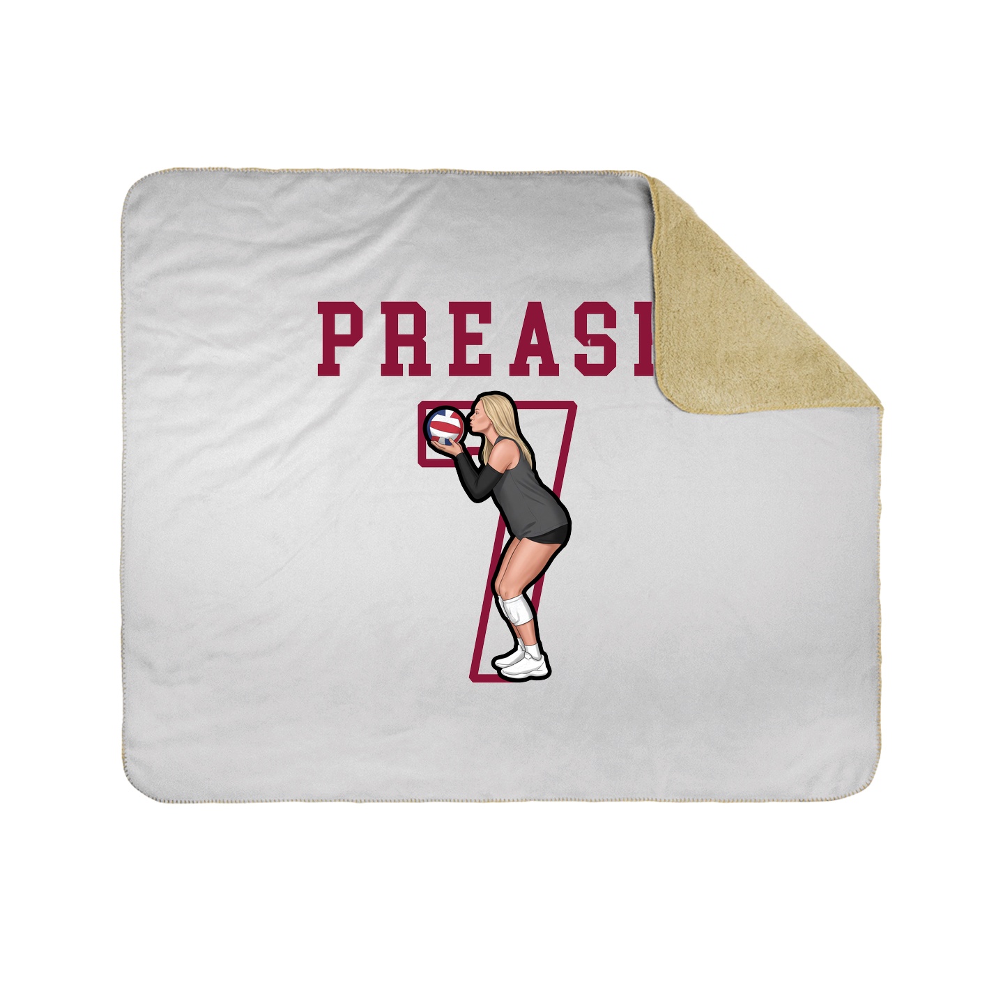 Throw Blanket — Shirsey in White