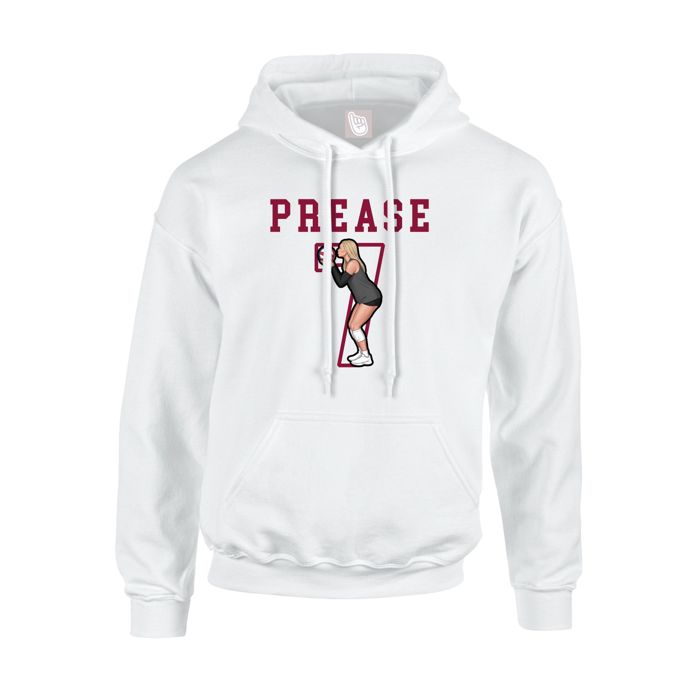 Youth Hoodie — Shirsey in White