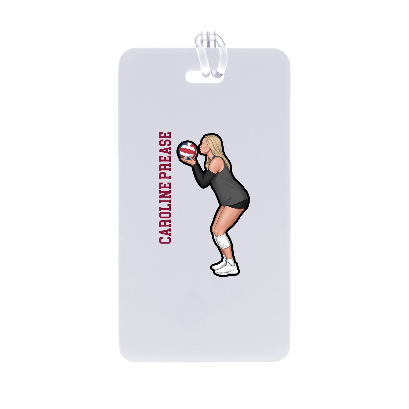 Bag Tag — Name Vertical in Classic