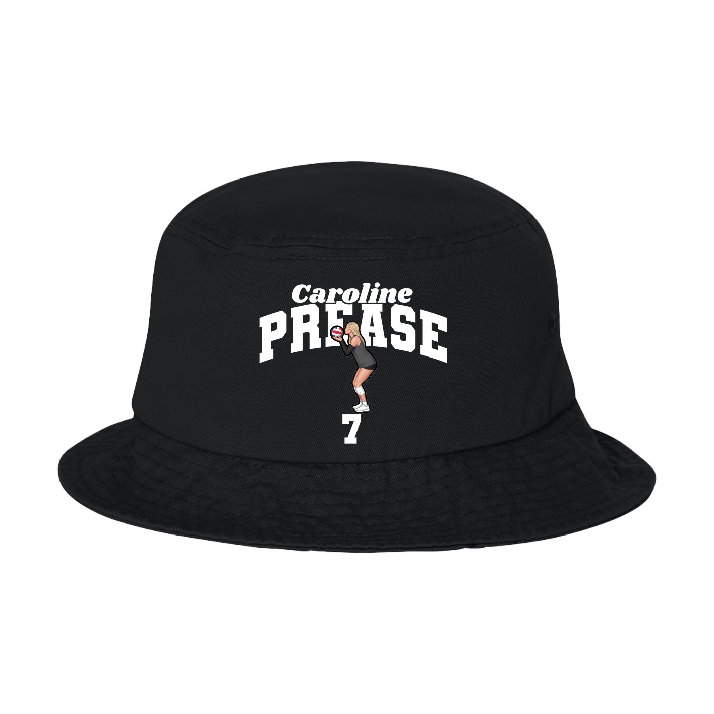 Bucket Cap — Signature Arch in Black