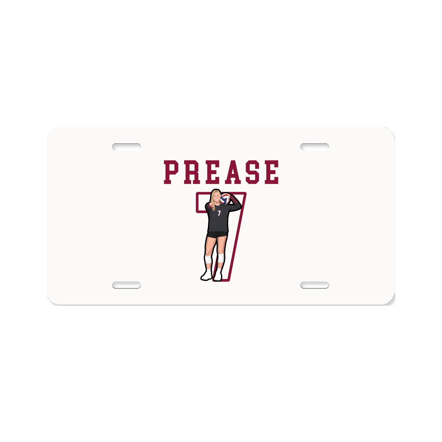 License Plate — Shirsey in Classic