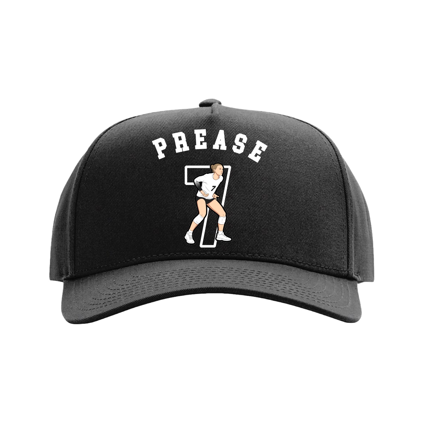 Full Fabric Five-Panel Champ Cap